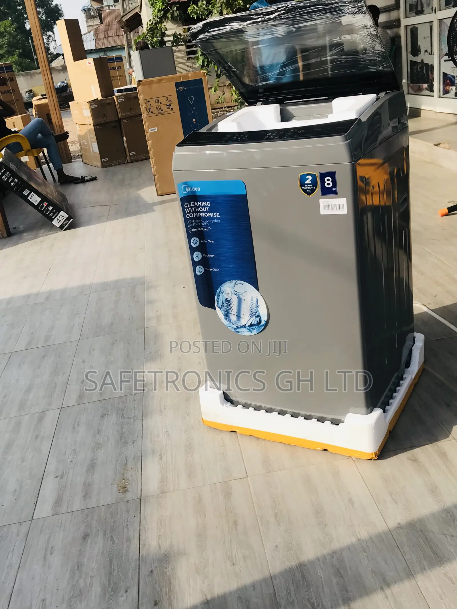 Authentic Midea 8kg Topload Full Auto MA200W80/G Washer