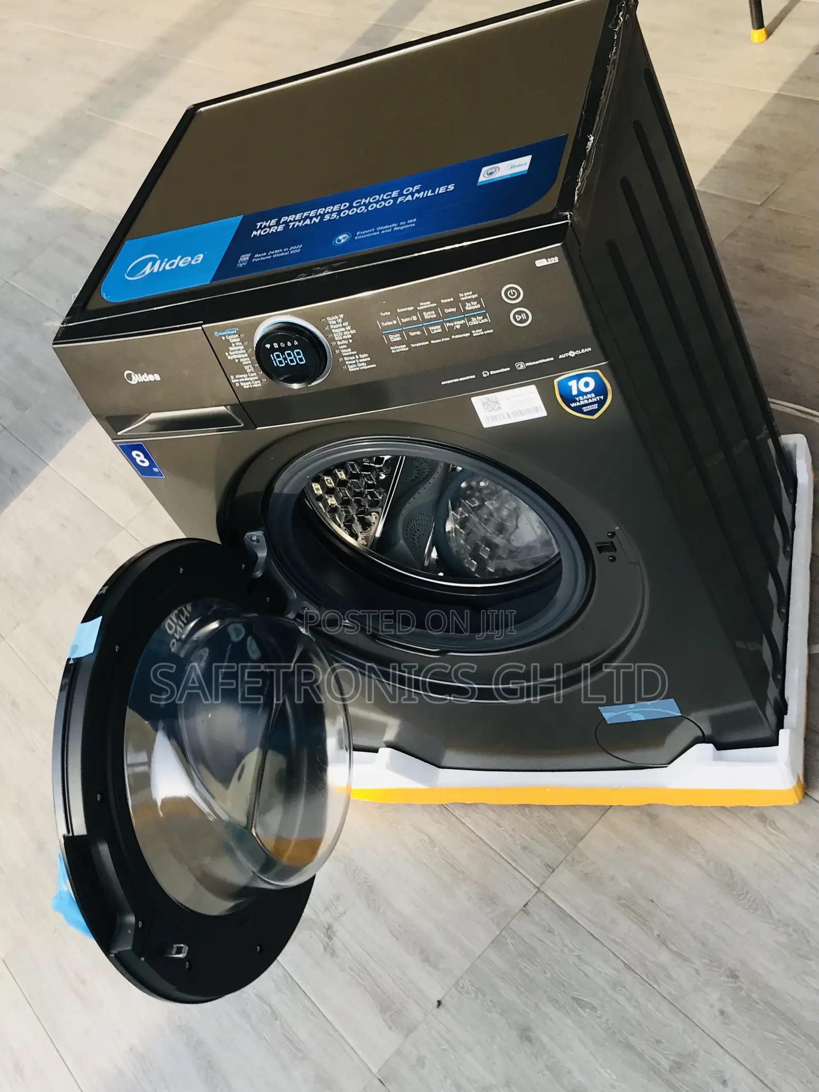 Sealed 8kg Front Load Full Auto Washingmachine Midea