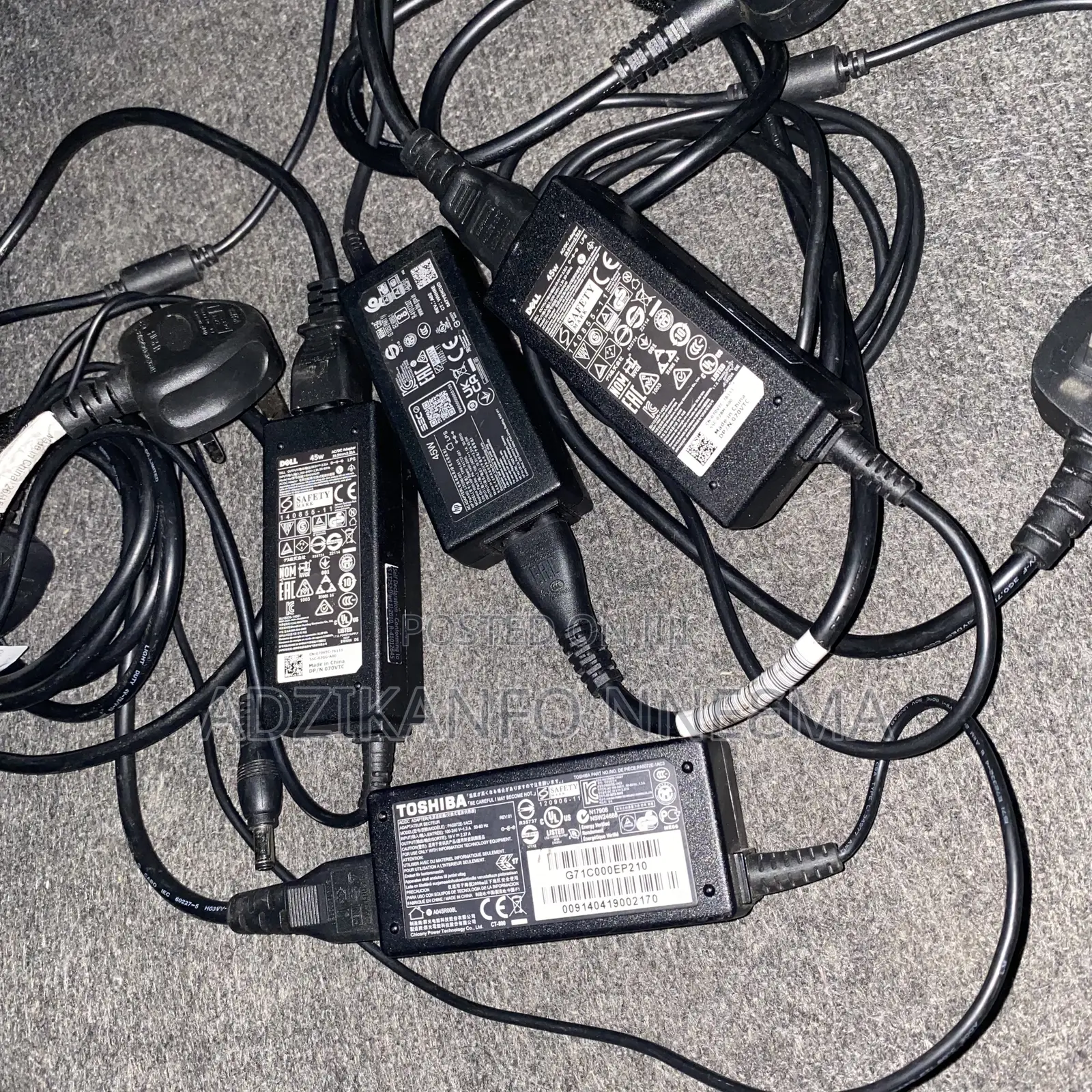 45w Laptop Chargers/Adapters | Dell/Toshiba/Hp