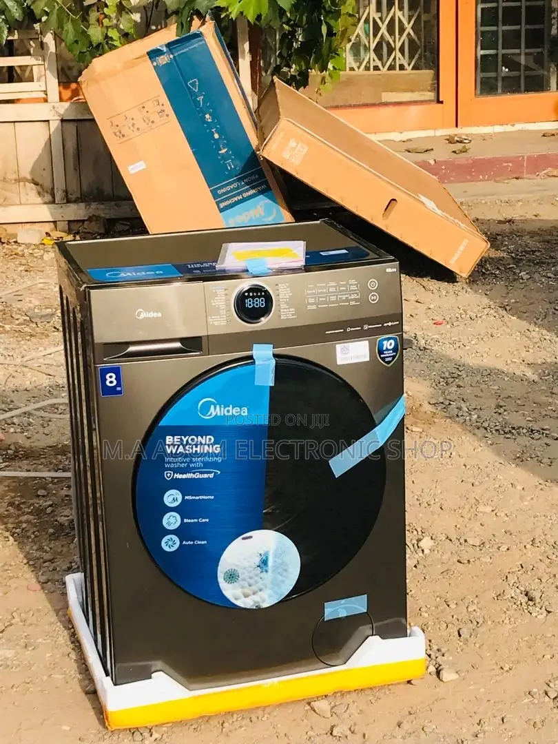 Midea 8kg Front Load Washing Machine:Clean, Quiet, Efficient