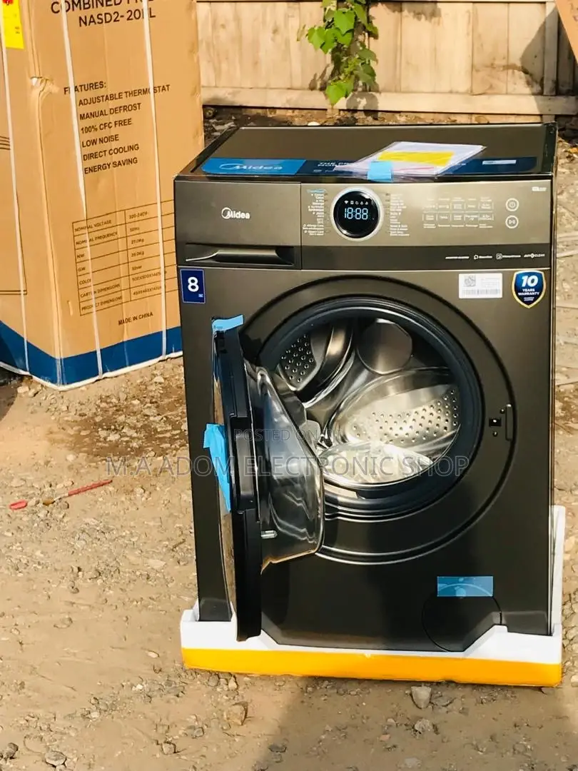 Upgrade Your Laundry Routine With Midea 8kg Front Load