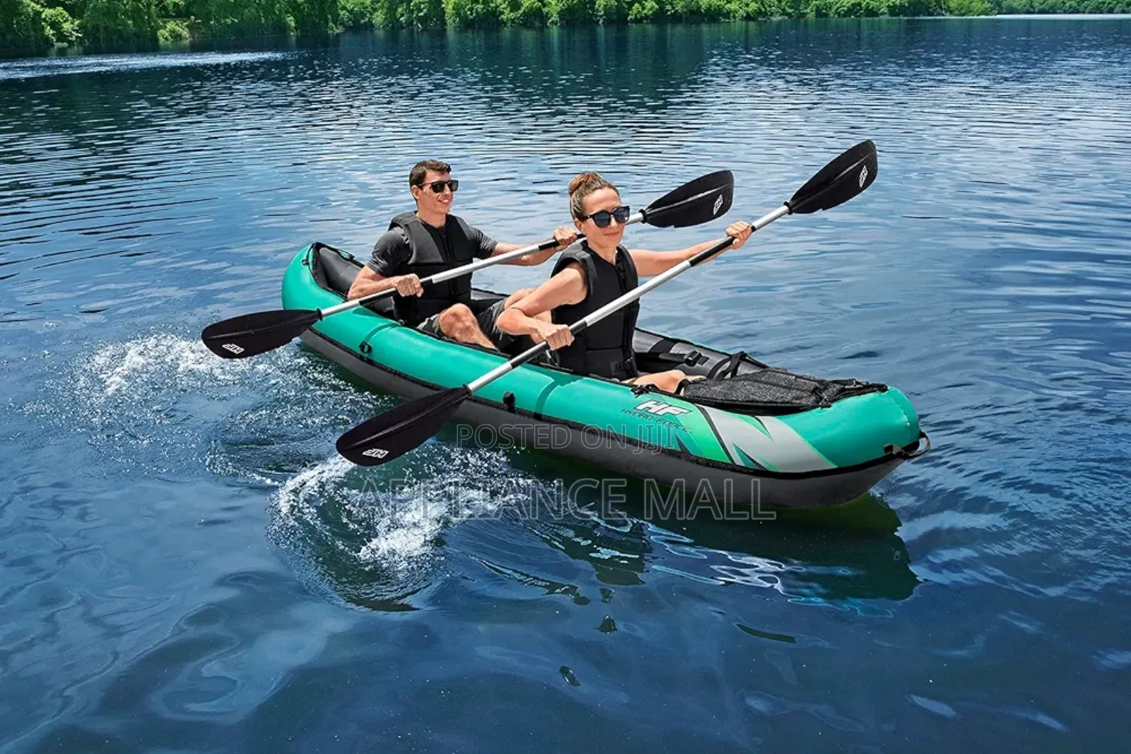 Hydroforce Inflatable Boat Set 2 Seater Kayak
