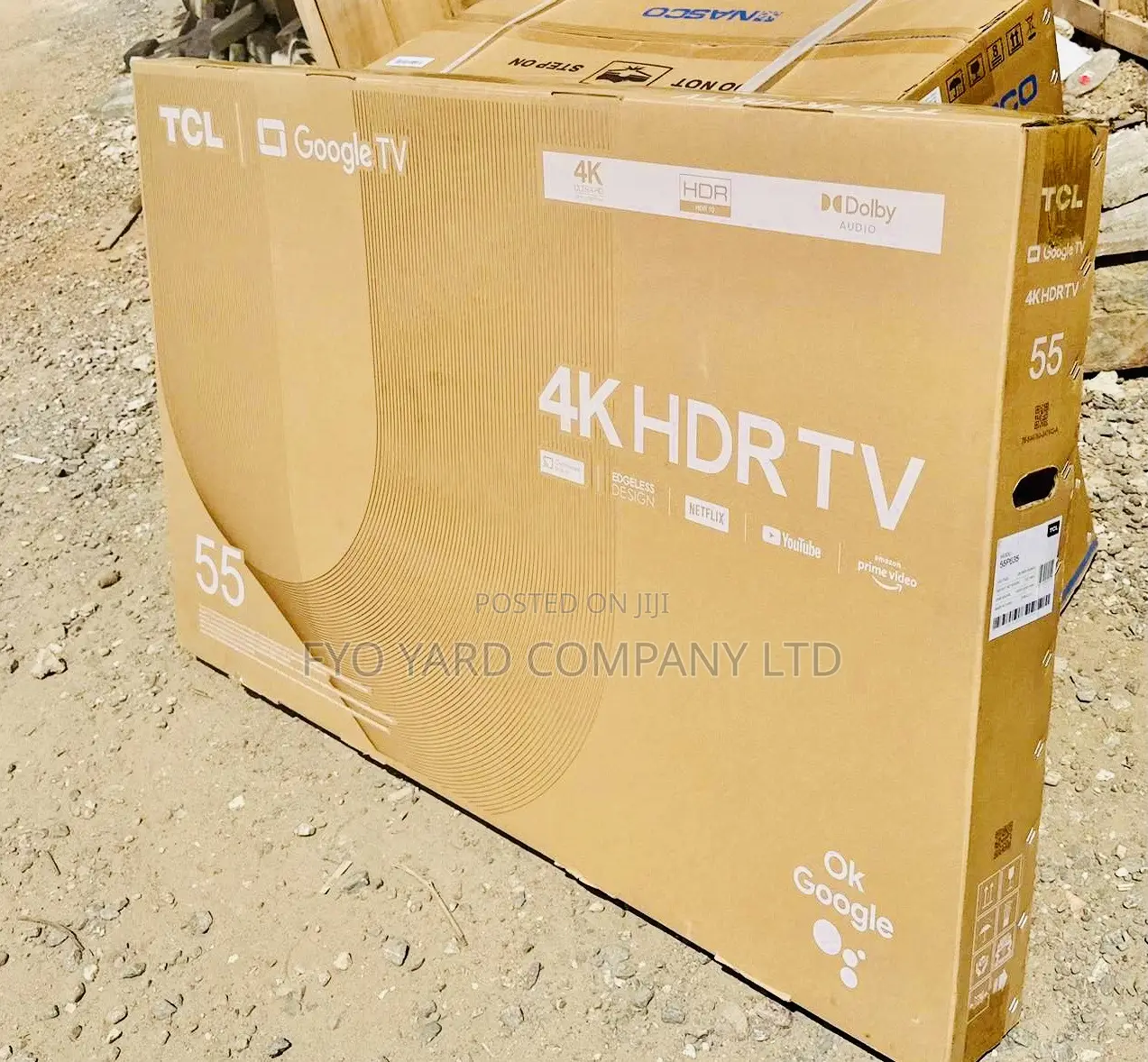New Label TCL 55inc HDR QLED Smart Satellite Andriod TV