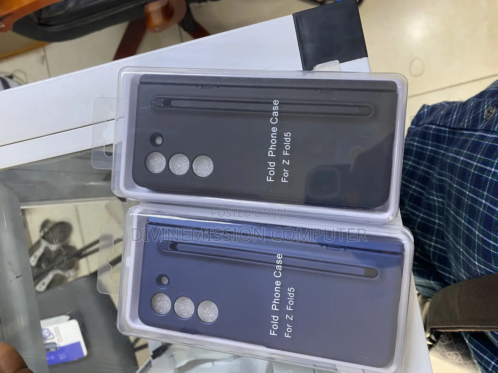 Samsung Z Fold5 Silicon Case and Glass With Pen 