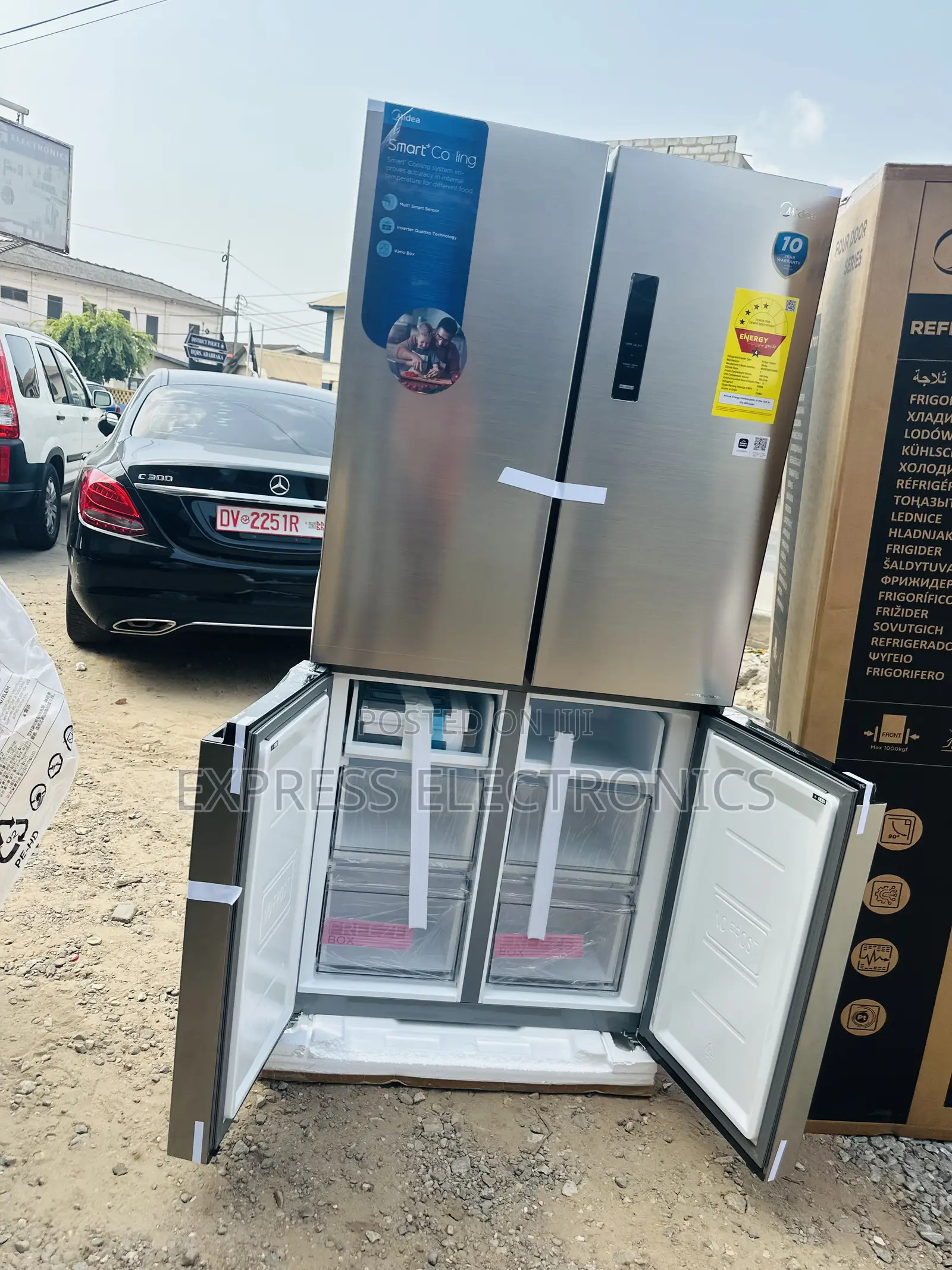 Sealed in Hi. Midea Four Doors Fridge MDRF632FGN46D