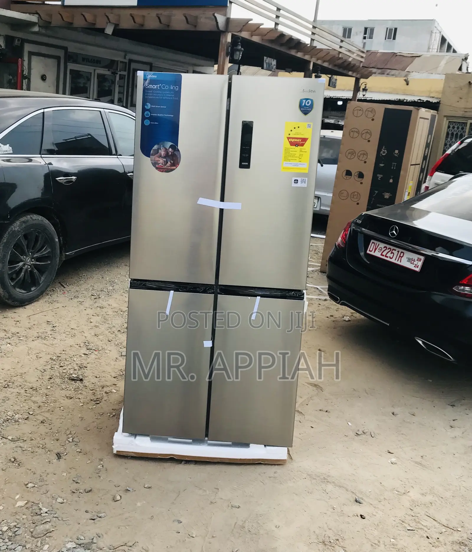 Latest and Affordable Midea MDRF632FGN46D Electric Fridge.