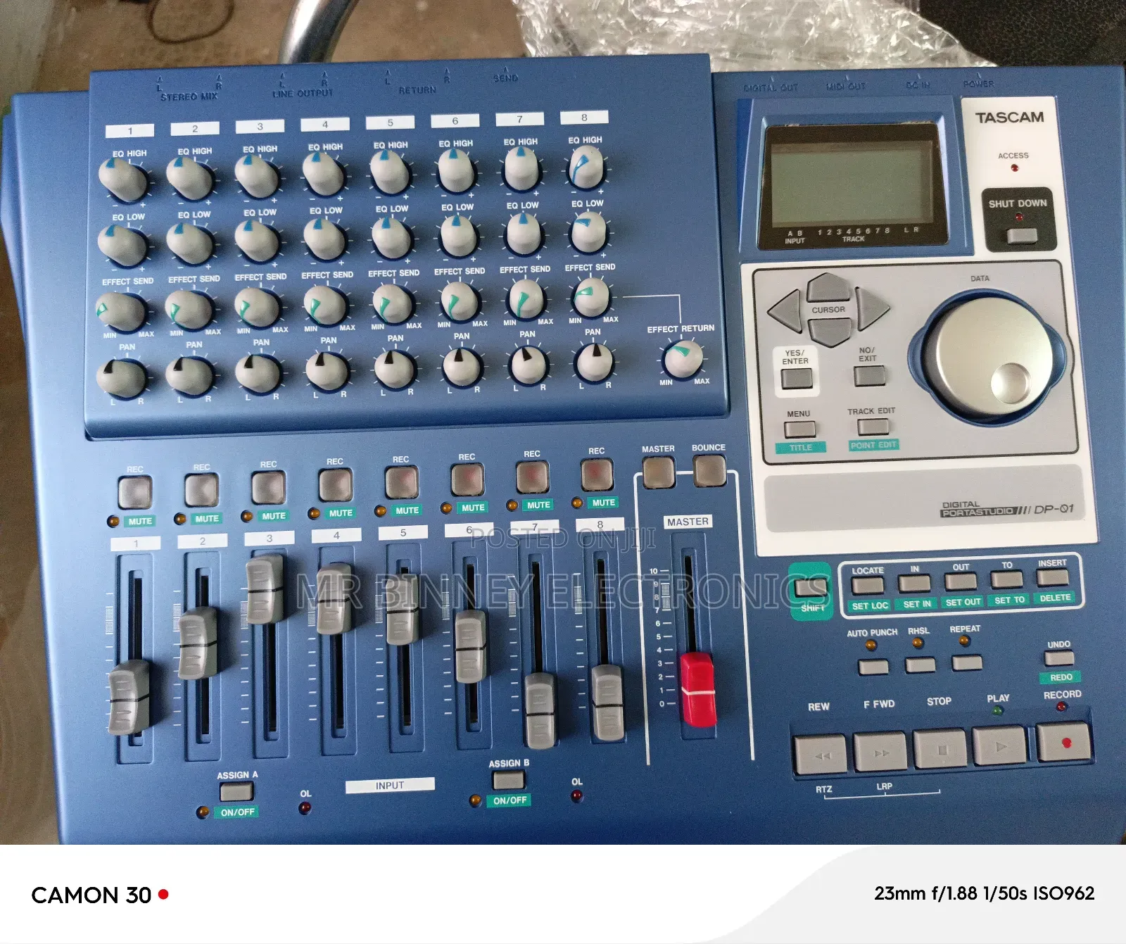Professional 8 Channel Studio Mixer