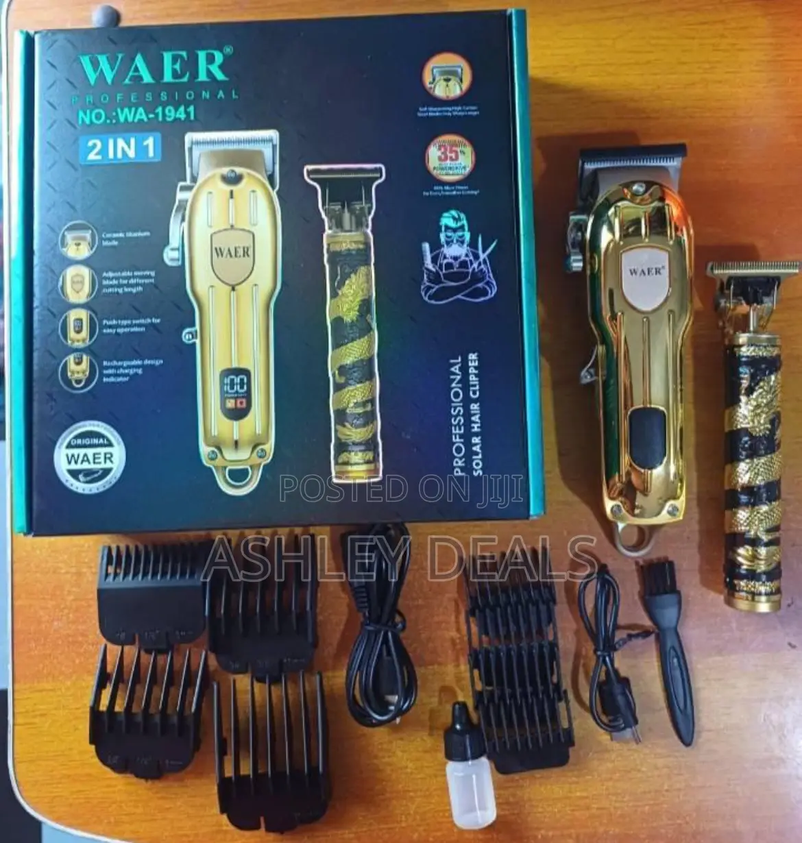 WAER 2in1 Rechargeable Clipper