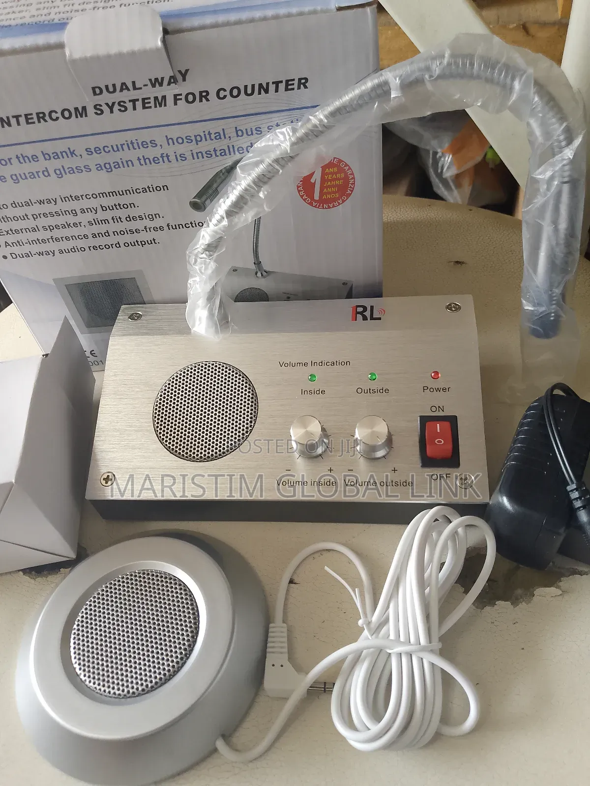 Dual Way Intercom System for Counter