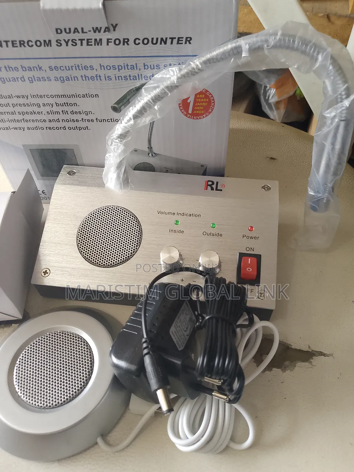 Dual Way Intercom System for Counter