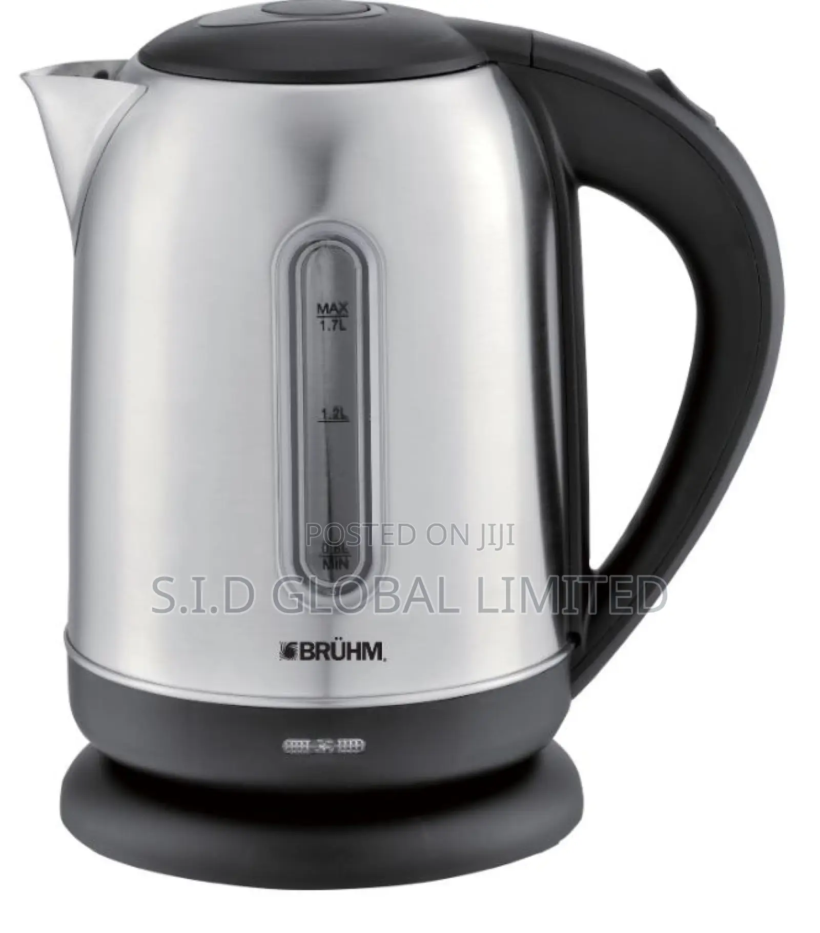 Quality Crunch of Bruhm 1.7L Stainless Steel Kettle BKW-17SB