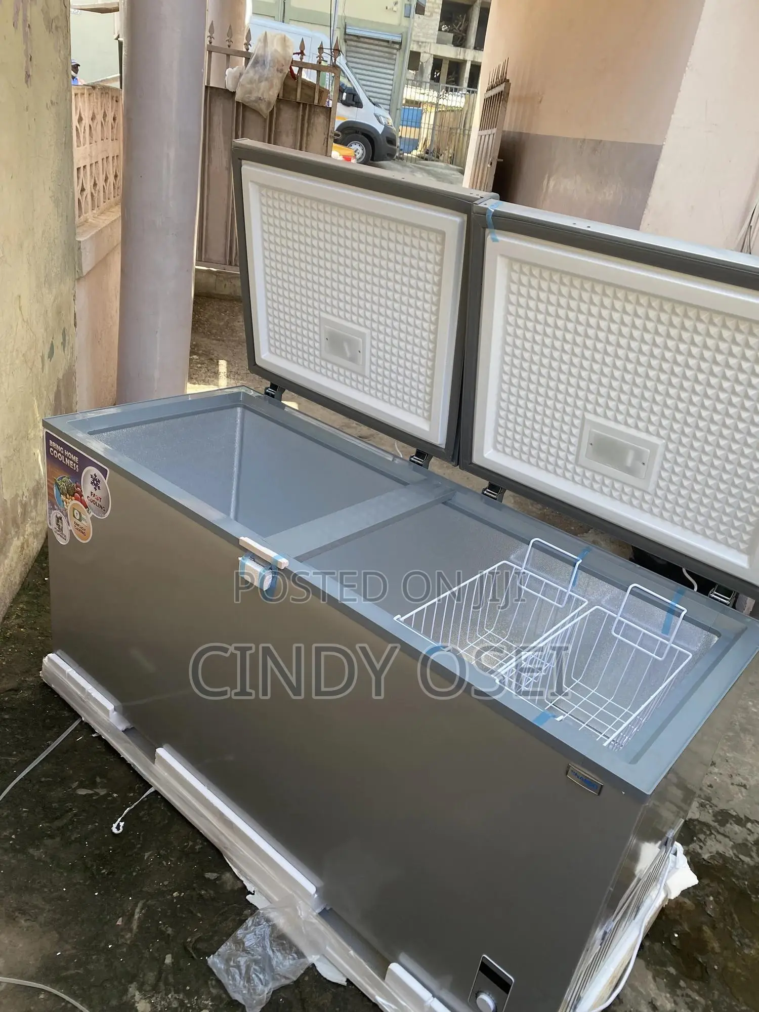 Restrictive Nasco 500liters Double Door Chest Freezer