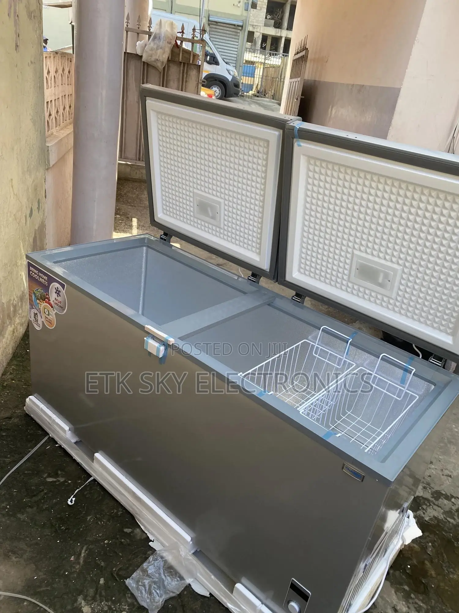 Restrictive Nasco 500liters Double Door Chest Freezer