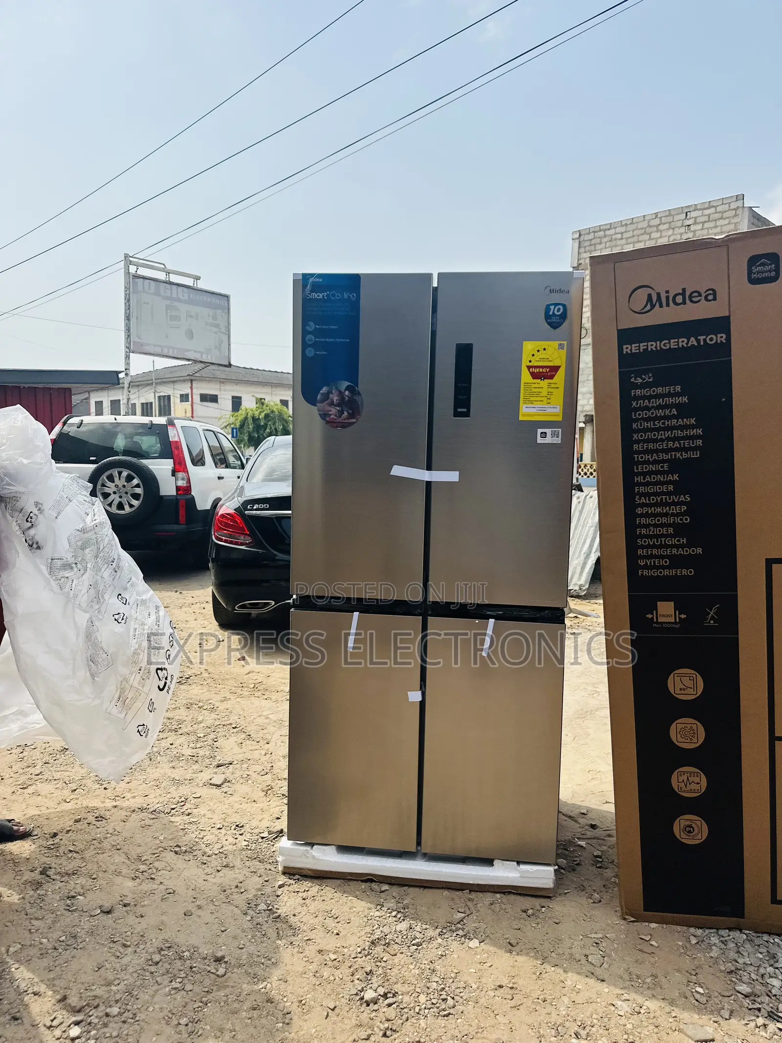 Eco Friendly MDRF632FGN46D Four Doors Midea Fridge