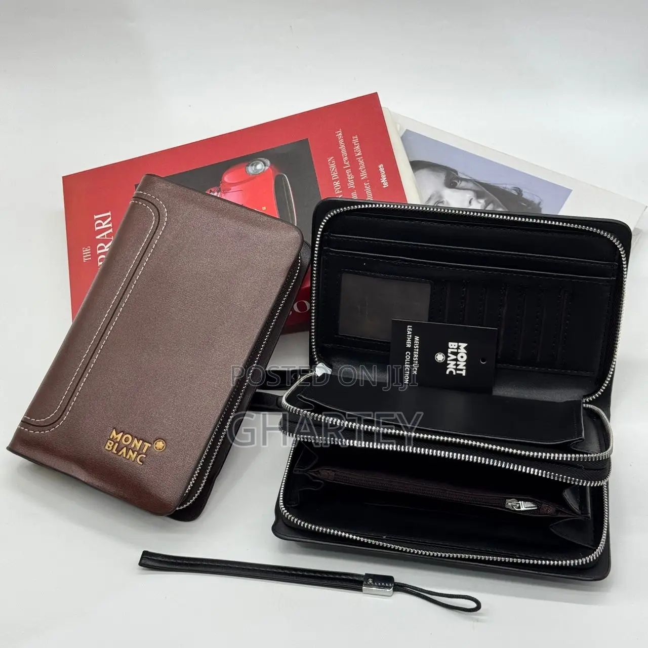 Mont Blanc Long Leather Purse