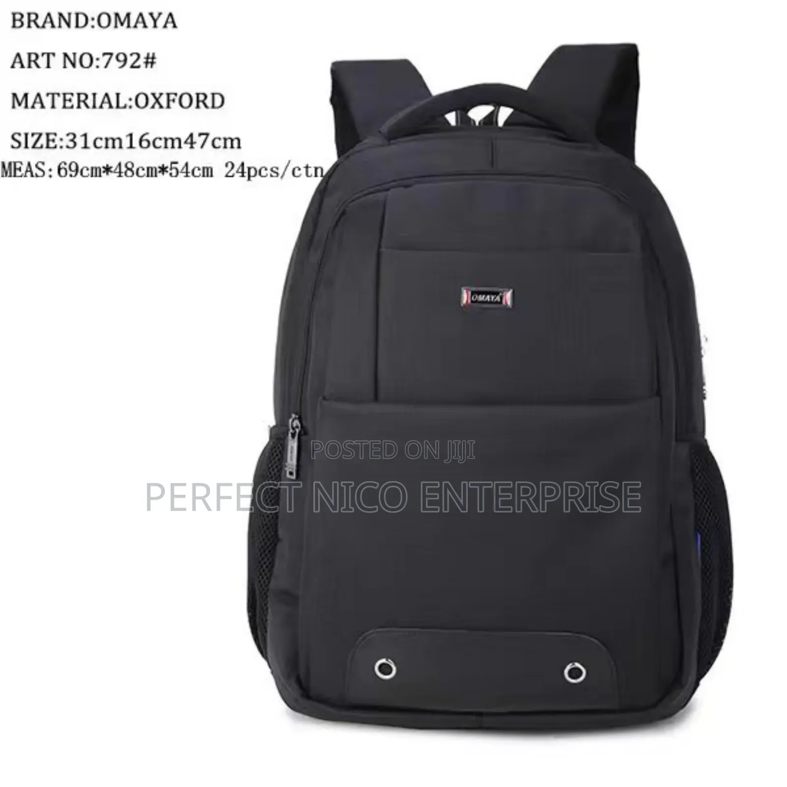 Unisex Backpack School Bag Large Casual Nylon Waterproof