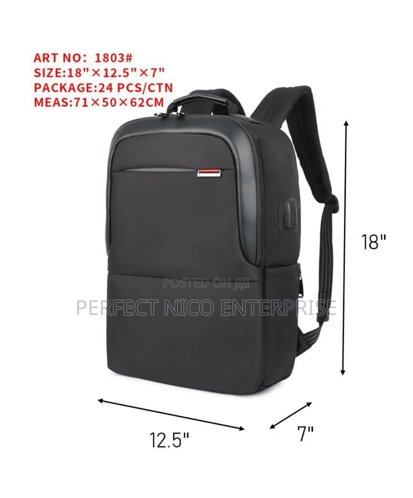 Unisex Backpack School Bag Large Casual Nylon Waterproof