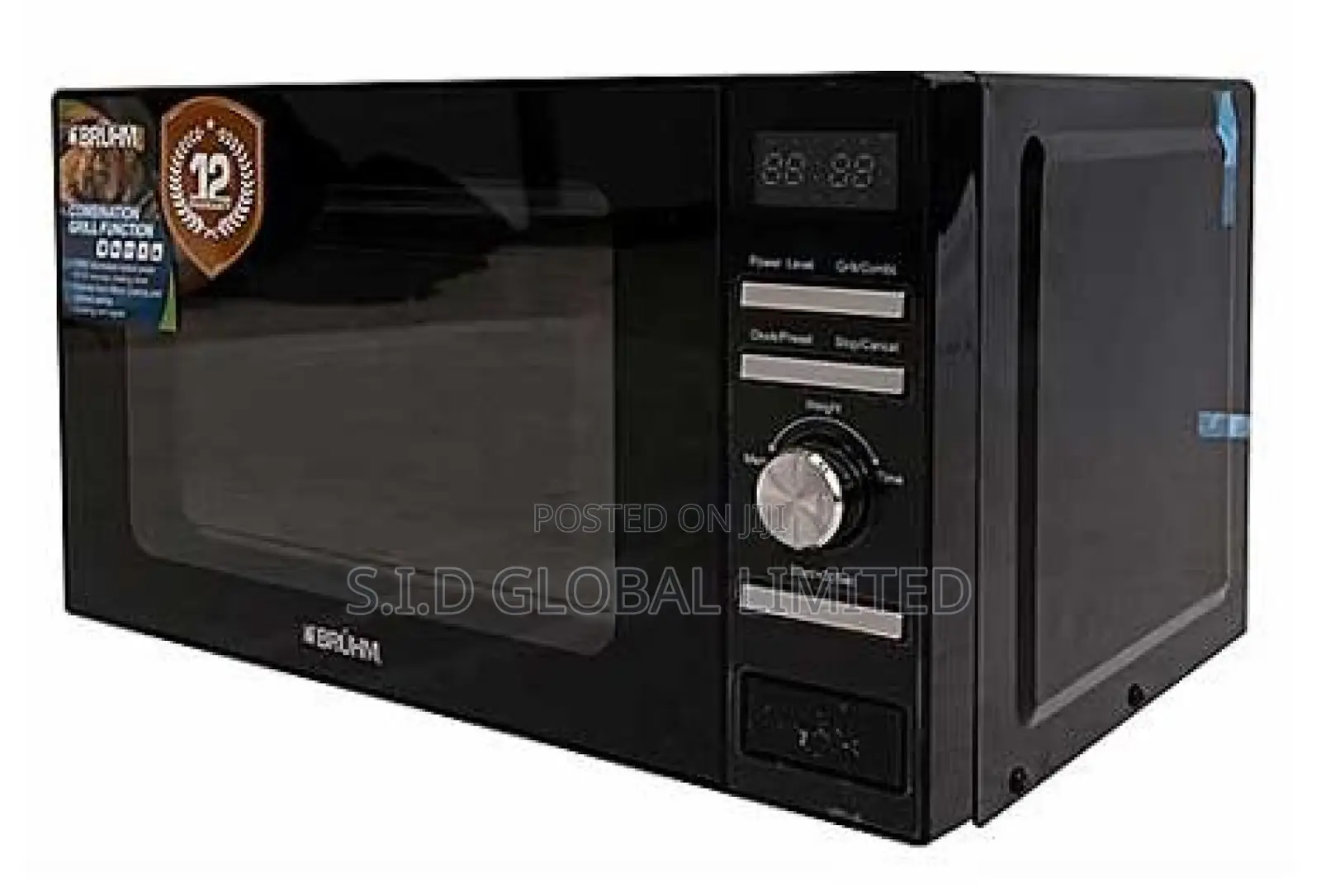 Elegant Design of Bruhm 20L Microwave Oven