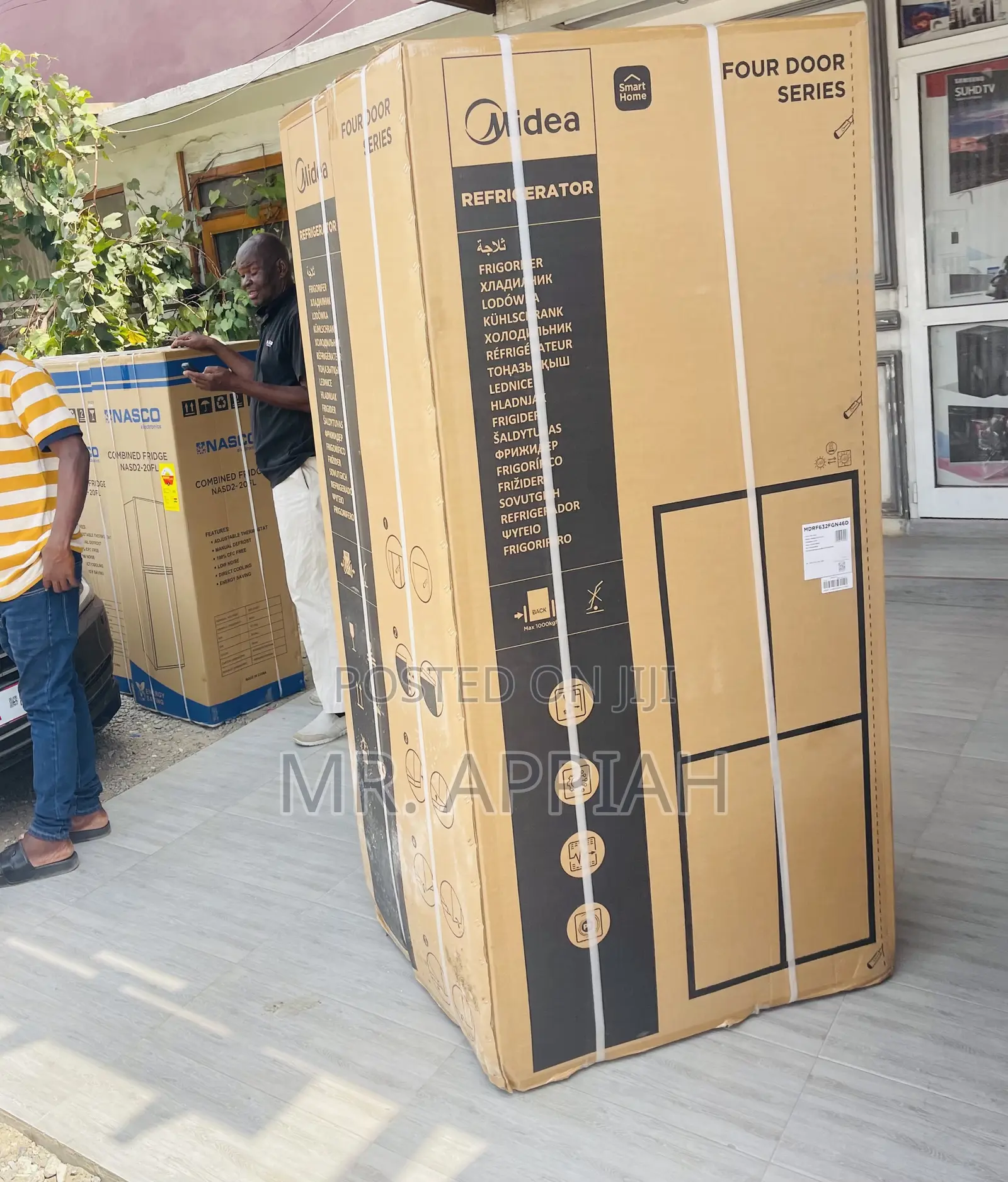 Order Unique Midea MDRF632FGN46D 474L French Door Fridge.