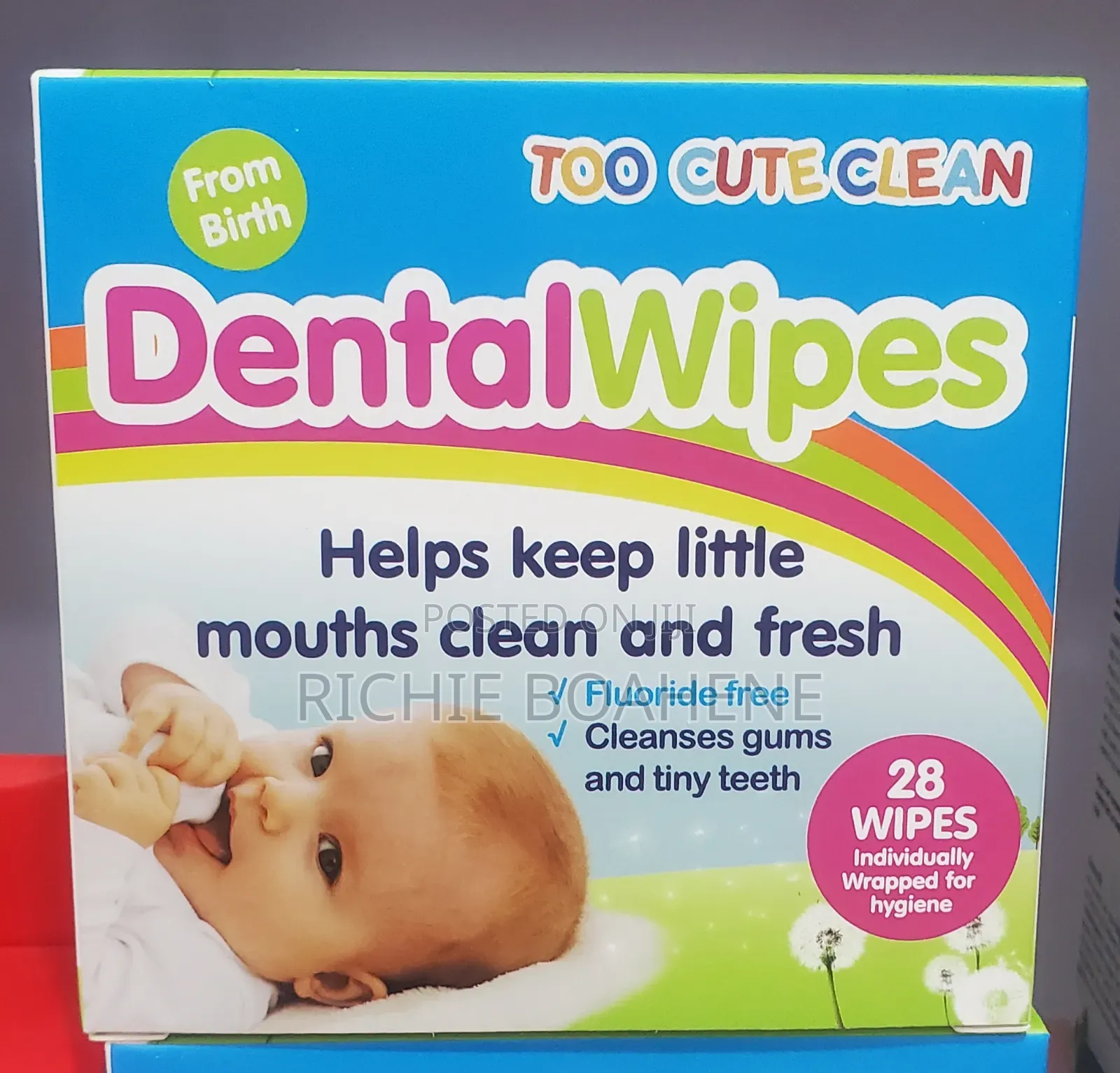 Baby Dental Wipes 28 Pieces