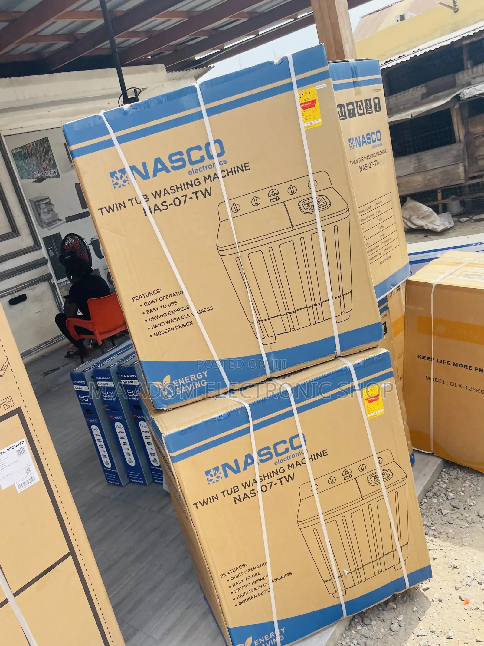Choose Nasco 7kg Semi-Auto Electric Washing Machine.
