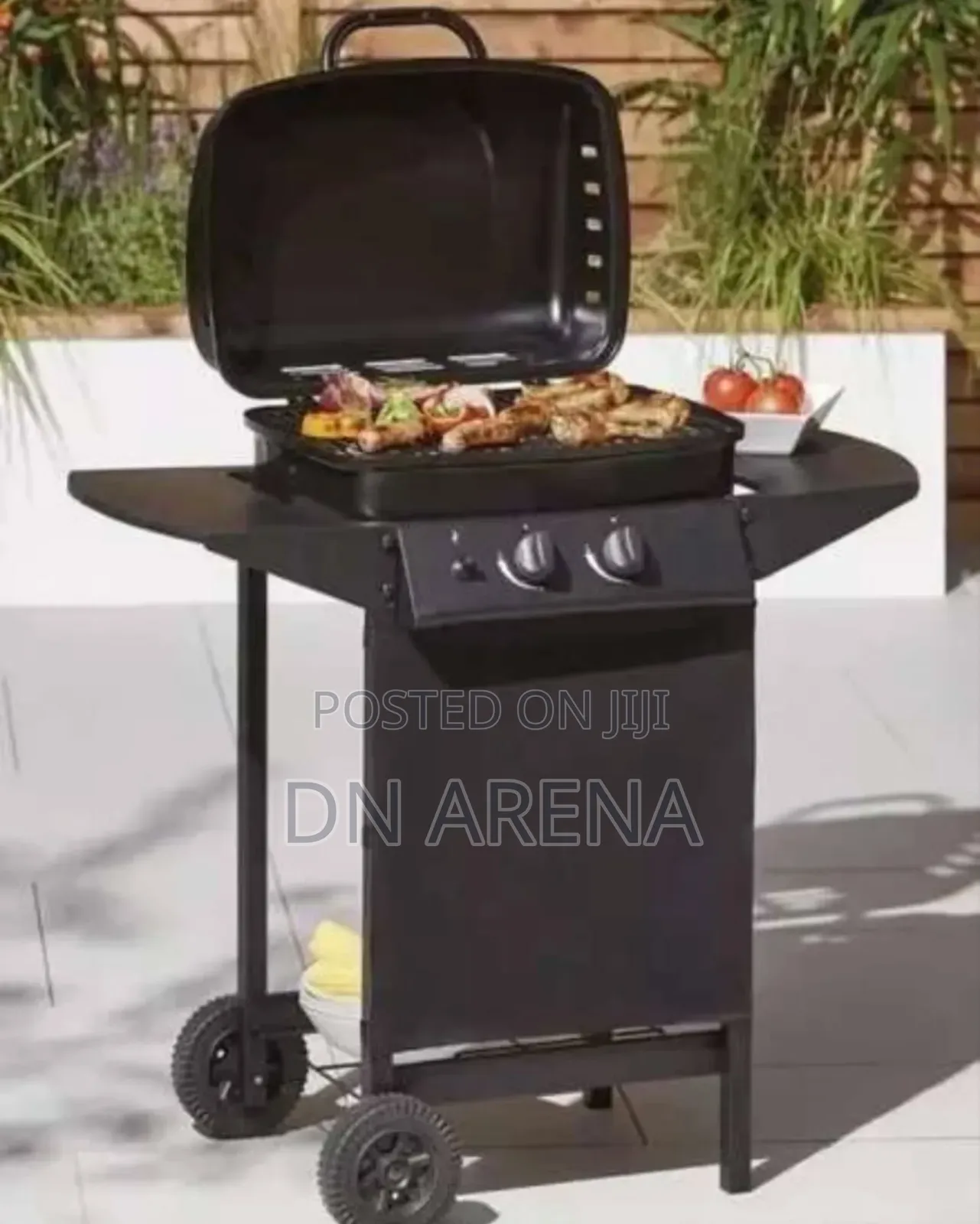 Tesco 2 Burner Gas BBQ Grill Stand