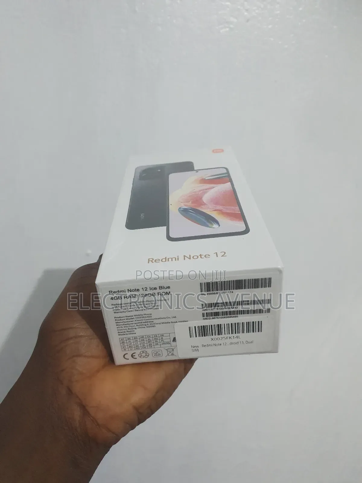 New Xiaomi Redmi Note 12 128 GB Black