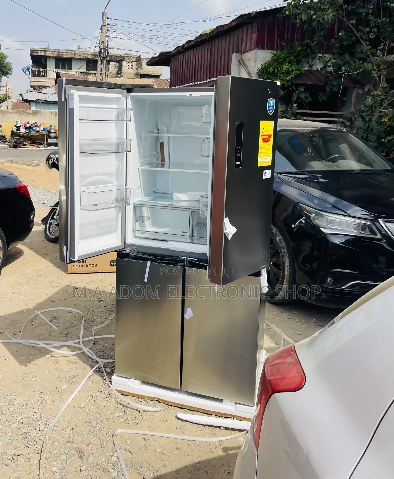 Newly in Stock Midea MDRF632FGN46D 464L Side by Side Fridge.
