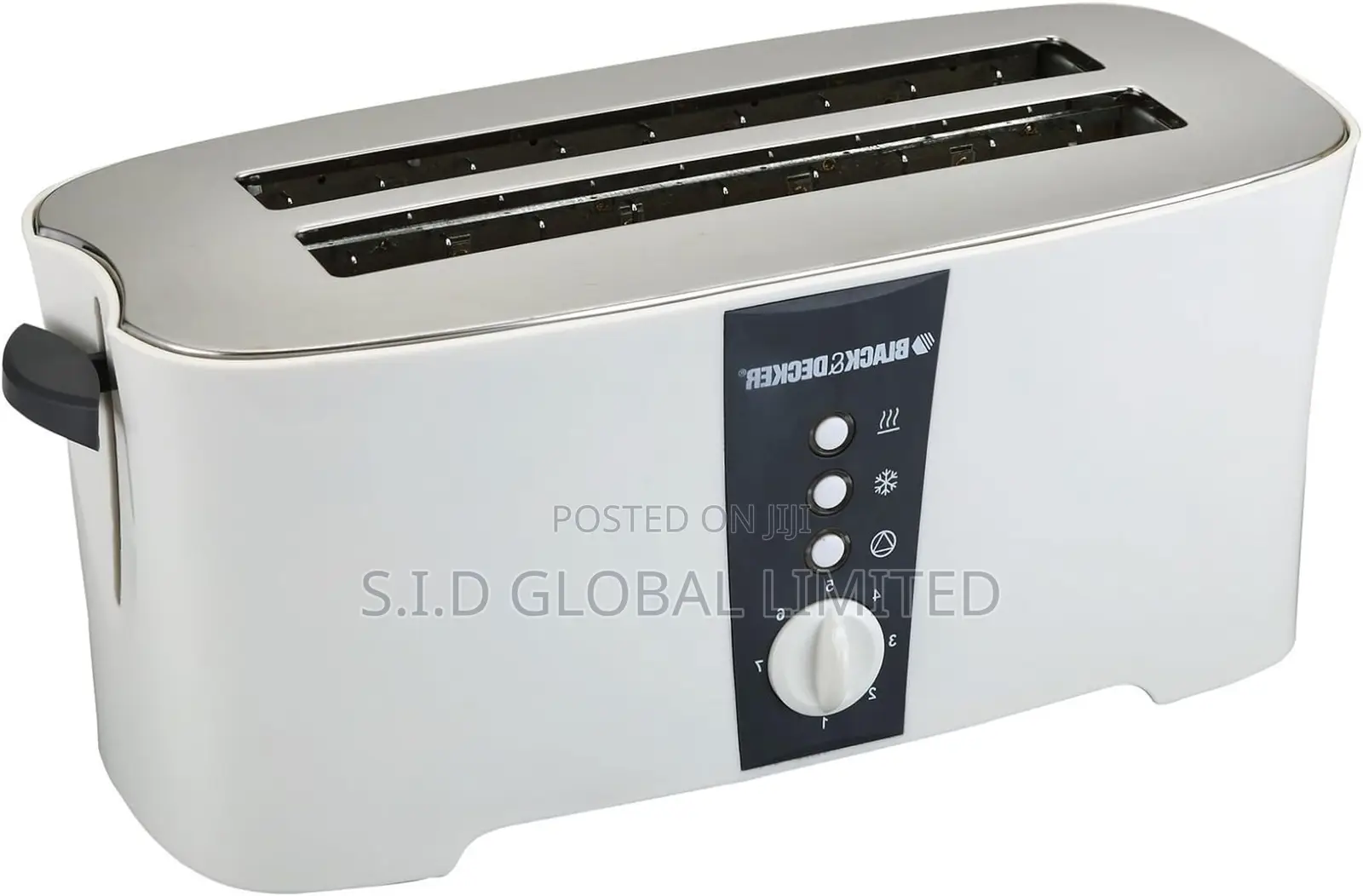 Elegance Black Decker ET124 Toaster, Small, White