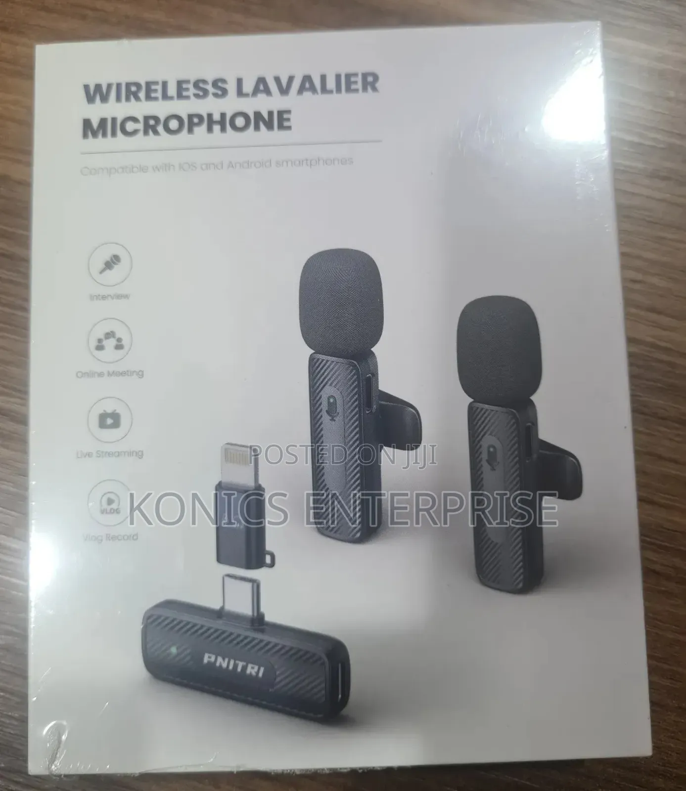 Pnitri Wireless Lavalier Microphone