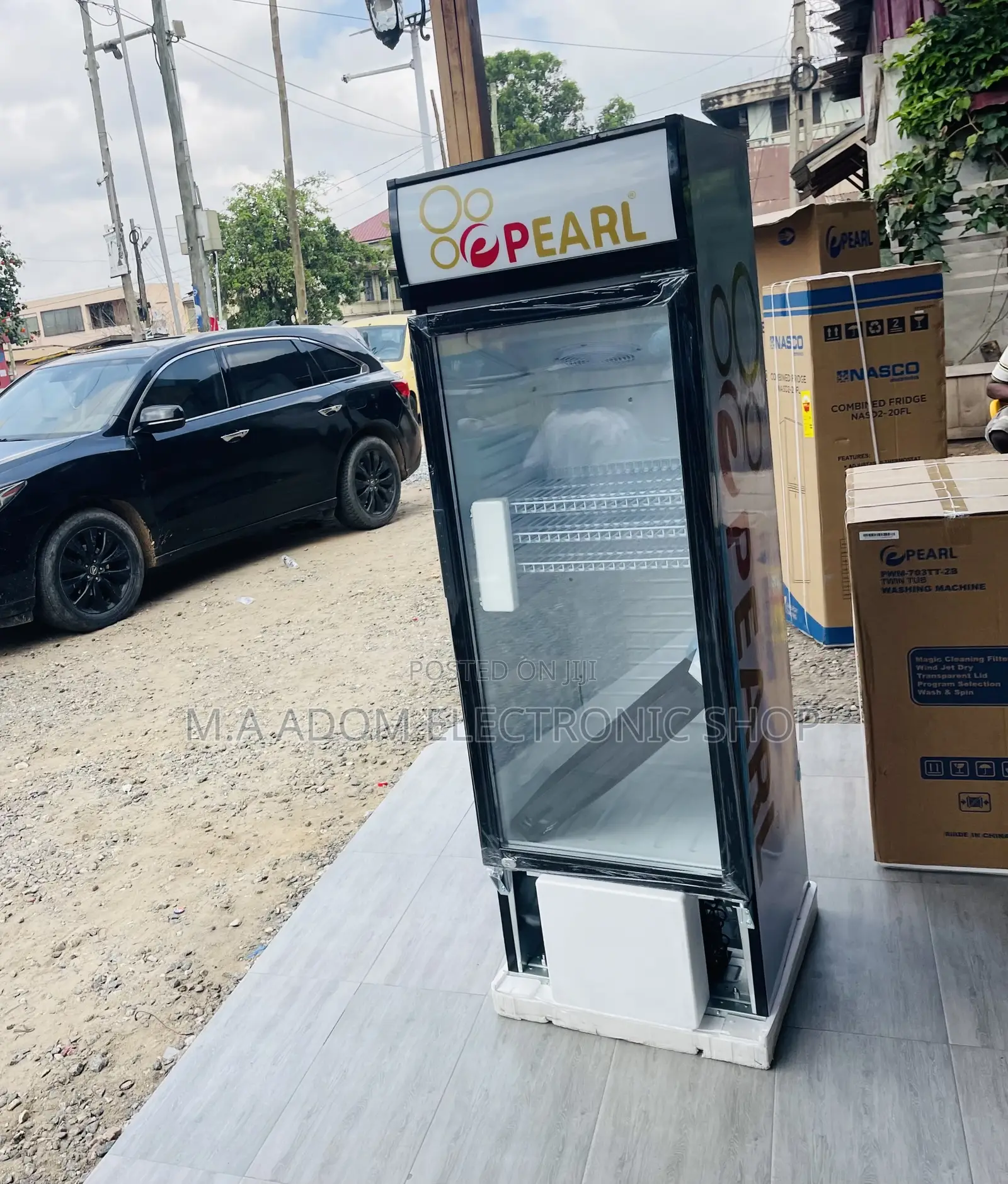 Buy Unique Pearl PVC-316-2b 1 Door Beverage Cooler.