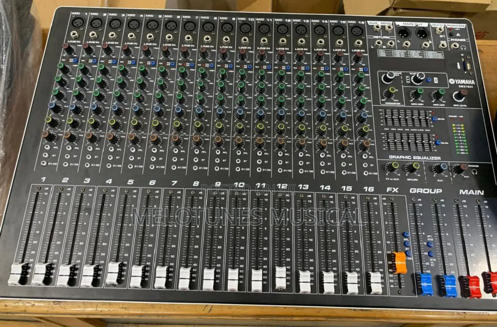 Yamaha SMX-1600 16channel Raw Mixer