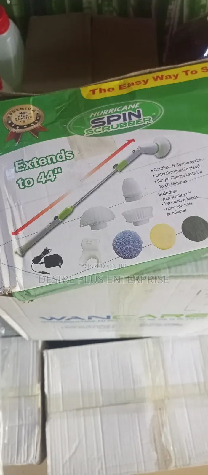 Hurricane Spin Scrubbing Brush