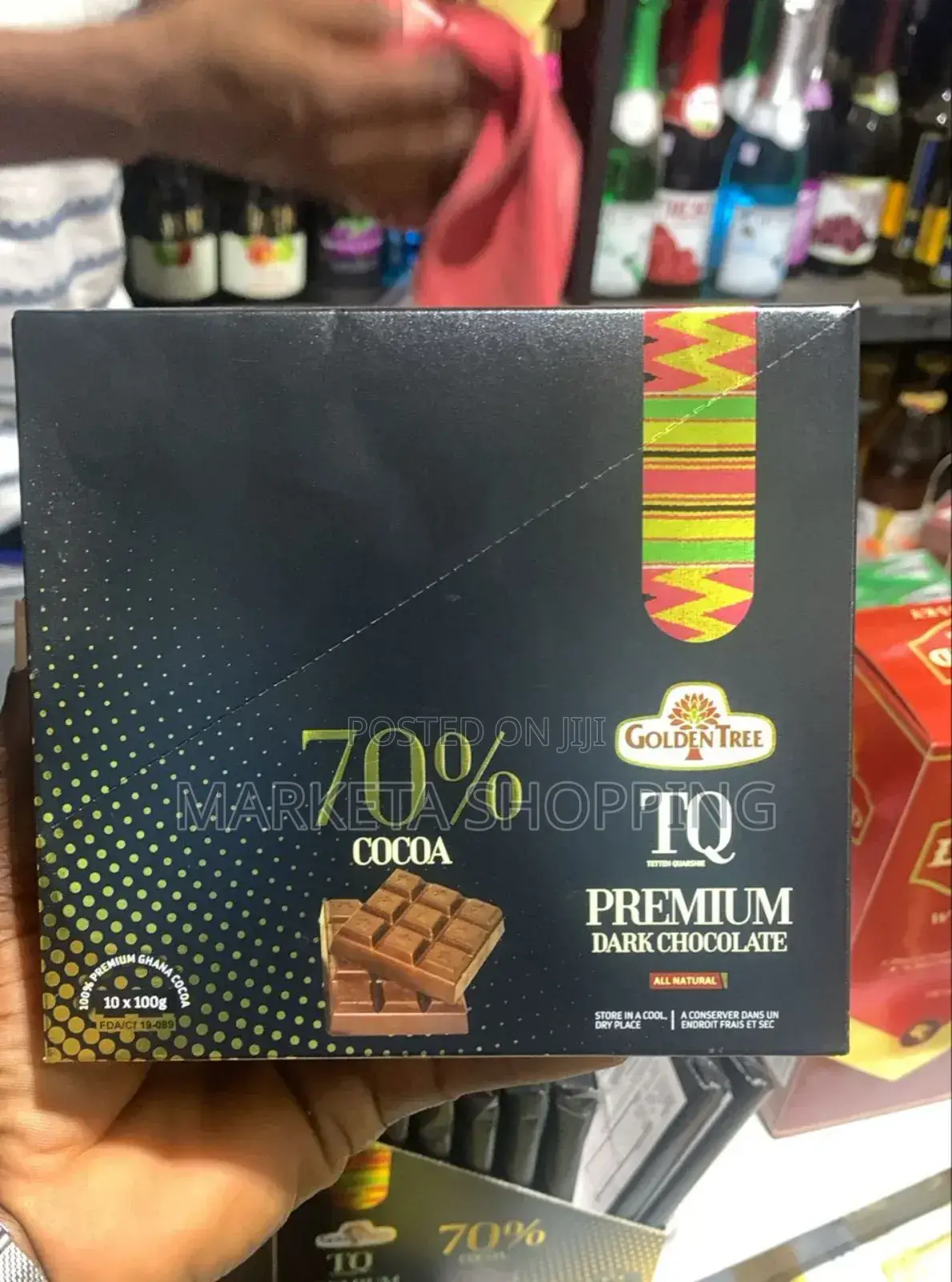 Golden Tree Dark Chocolate 70% Cocoa 100gx10