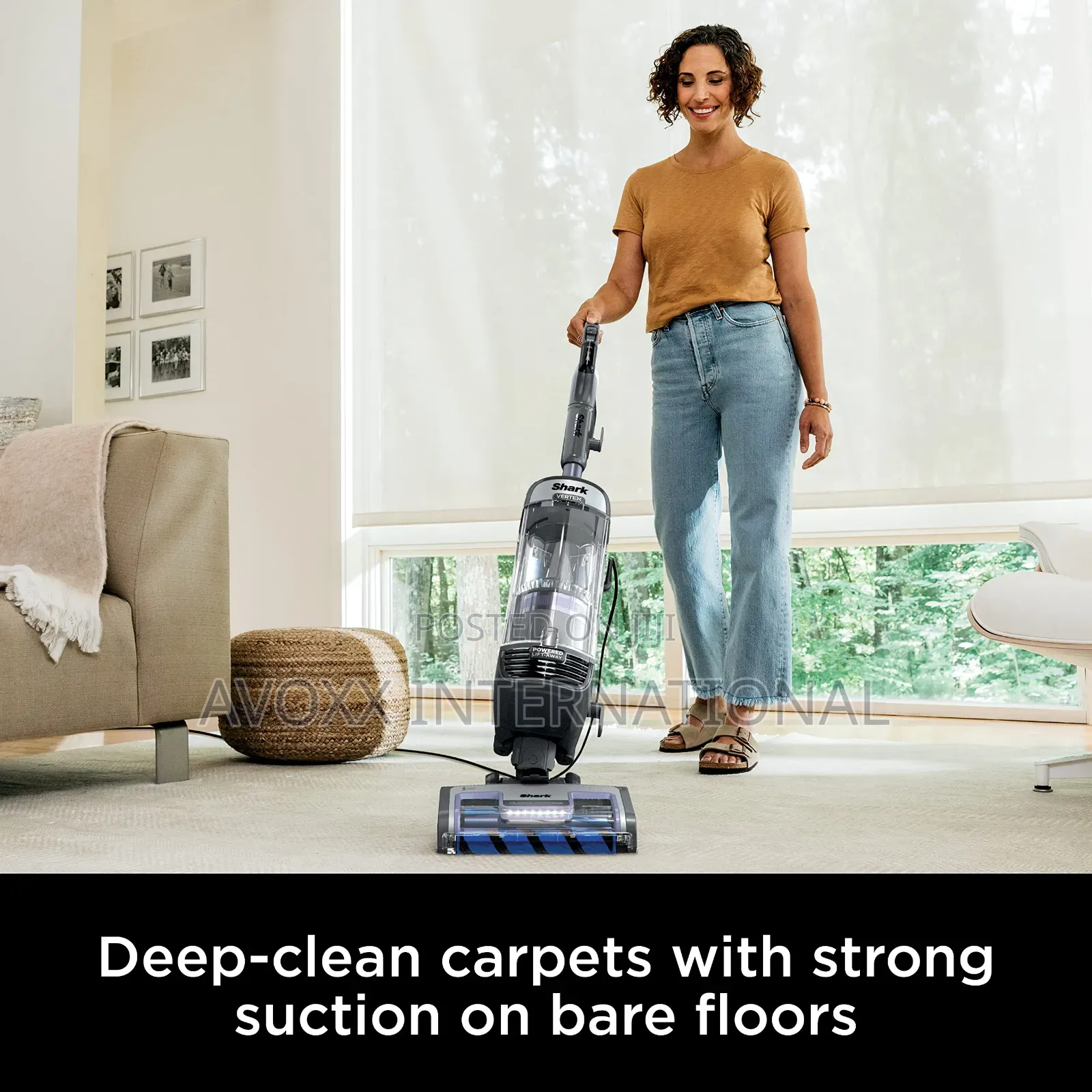 Shark AZ2001AMZ Vertex Duoclean Powerfins Upright Vacuum