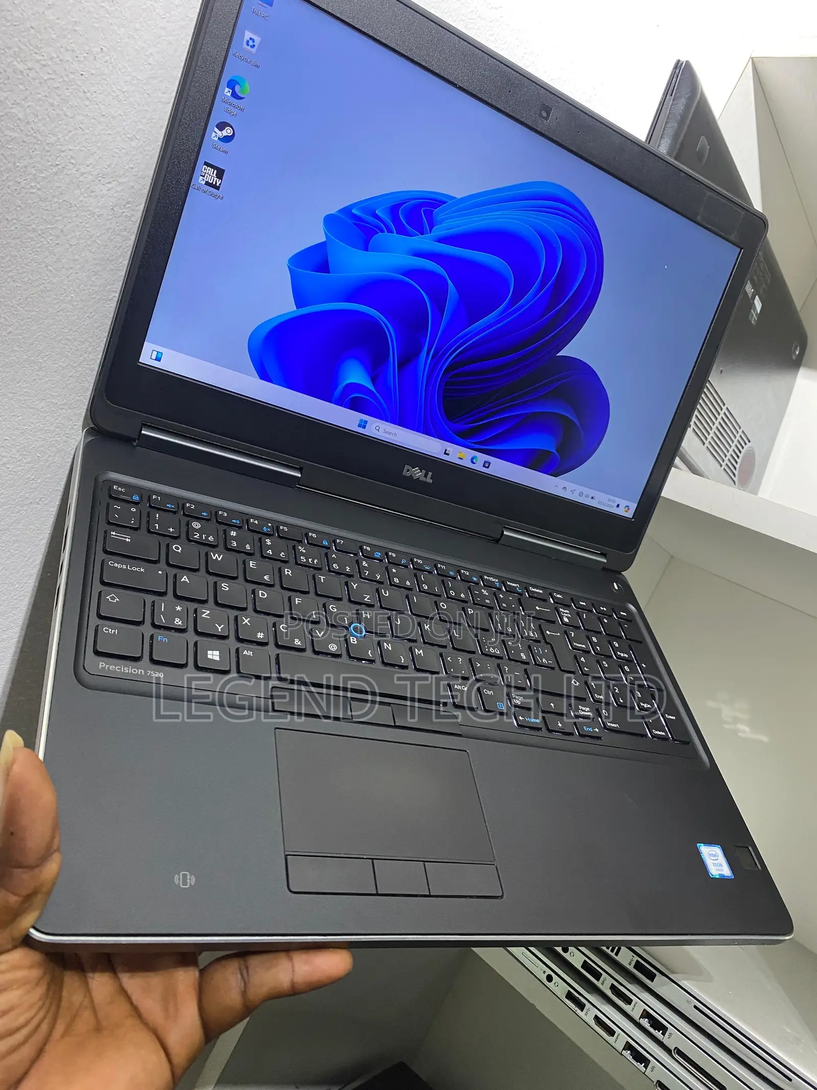 Laptop Dell Precision 15 7520 16GB Intel Xeon SSD 1T