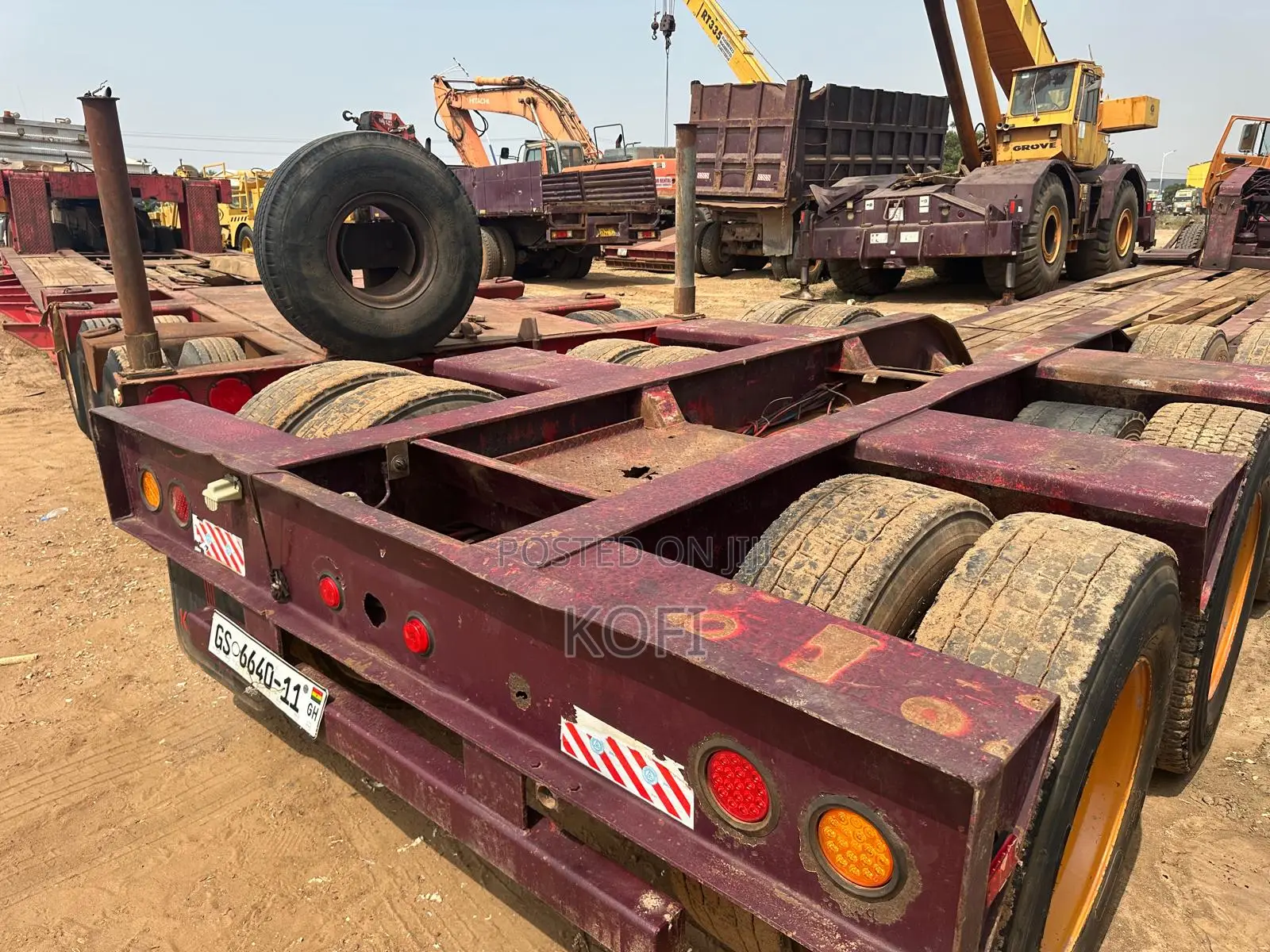 Lowbed Lowboy Trailer 50 Ton Tear Neck