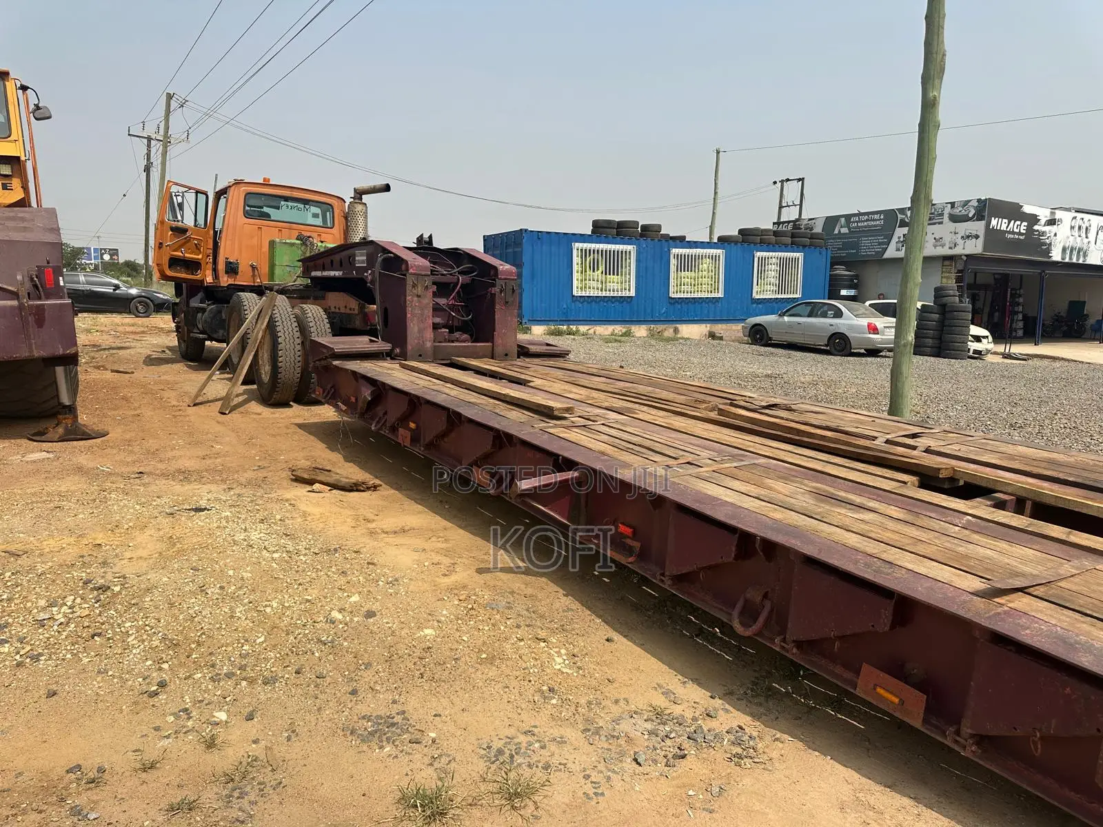 Lowbed Lowboy Trailer 50 Ton Tear Neck