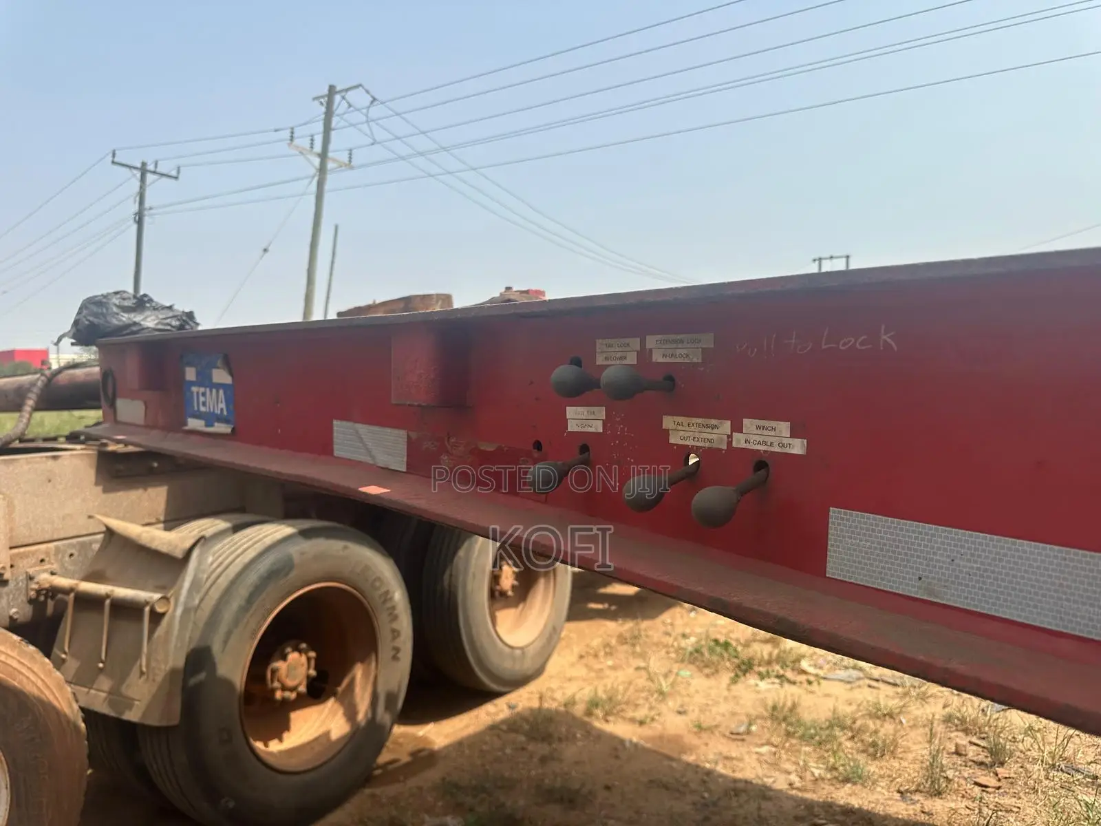 Lowbed Trailer- Stepdeck Trailer 40 Ton Lowbed