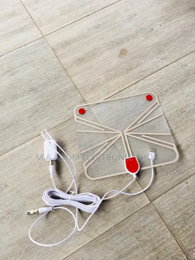 Transparent Indoor Antenna With Booster