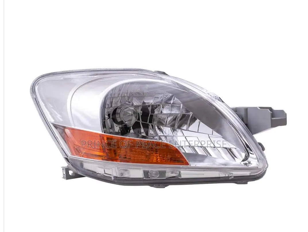 Toyota Vitz 2008 2009 2010 Headlight Pair Yellow