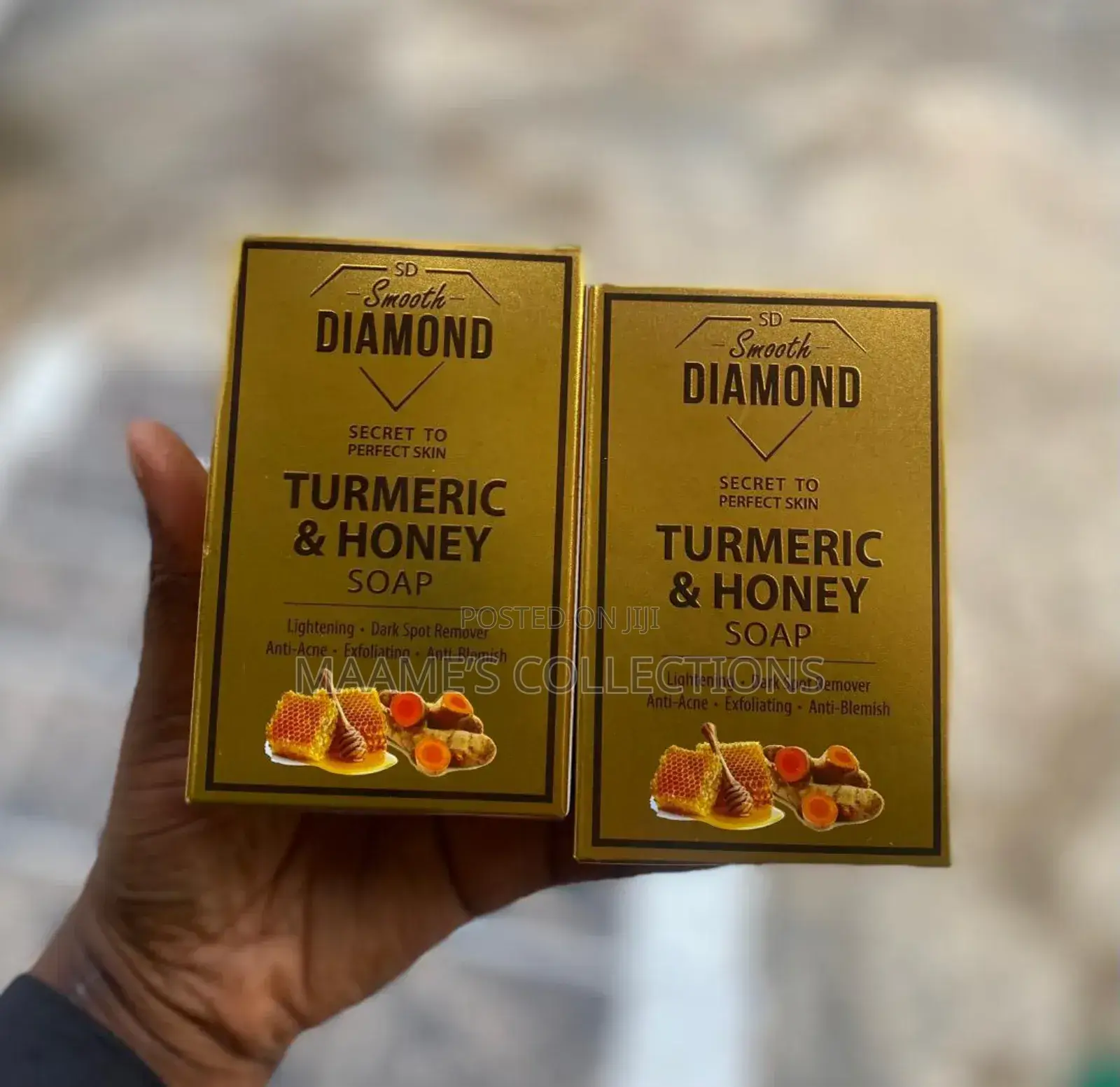 Smooth Diamond Vitamin C Tumeric and Honey Soap ( GH₵ 60 Each )