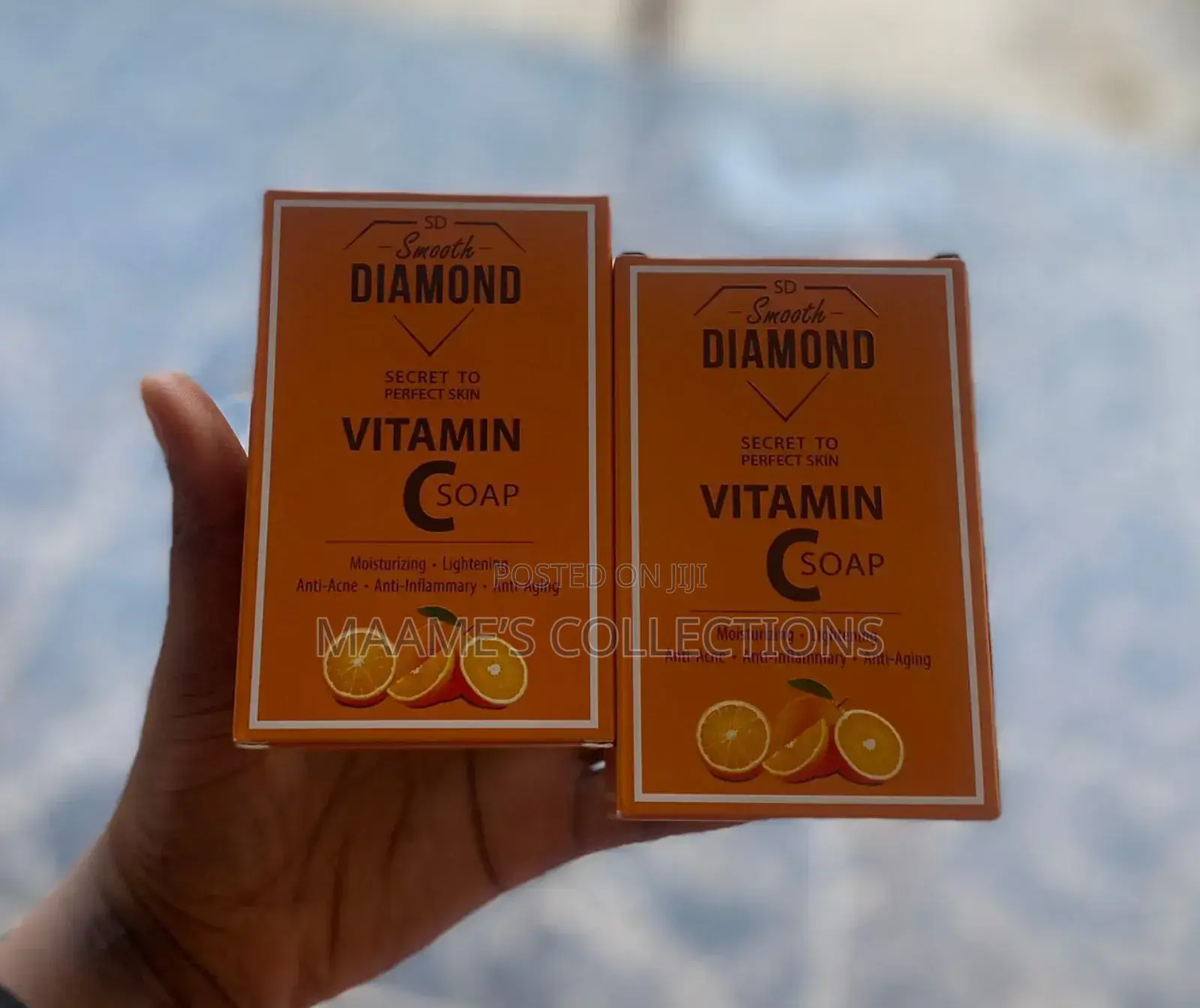 Smooth Diamond Vitamin C Tumeric and Honey Soap ( GH₵ 60 Each )
