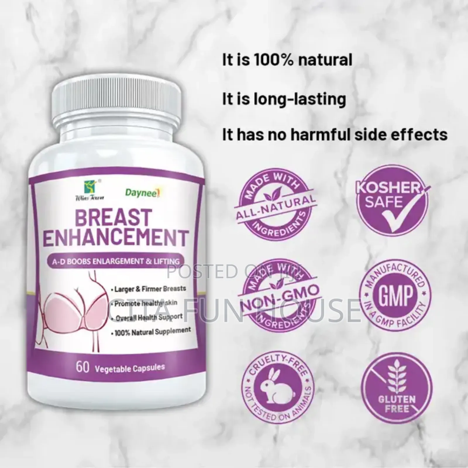 Breast Enhancement Firming Capsules 60counts