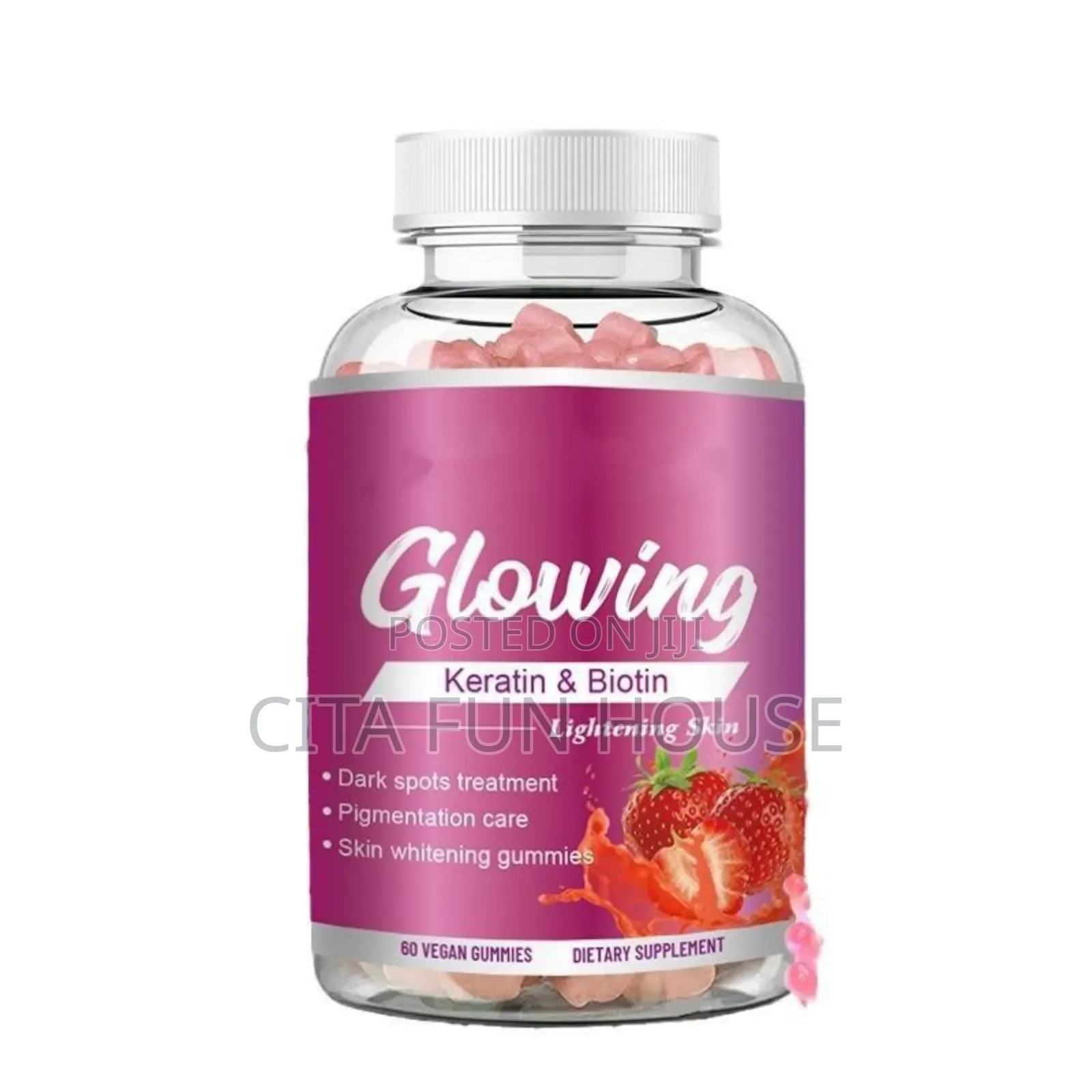 Glowing Keratin Biotin Gummies