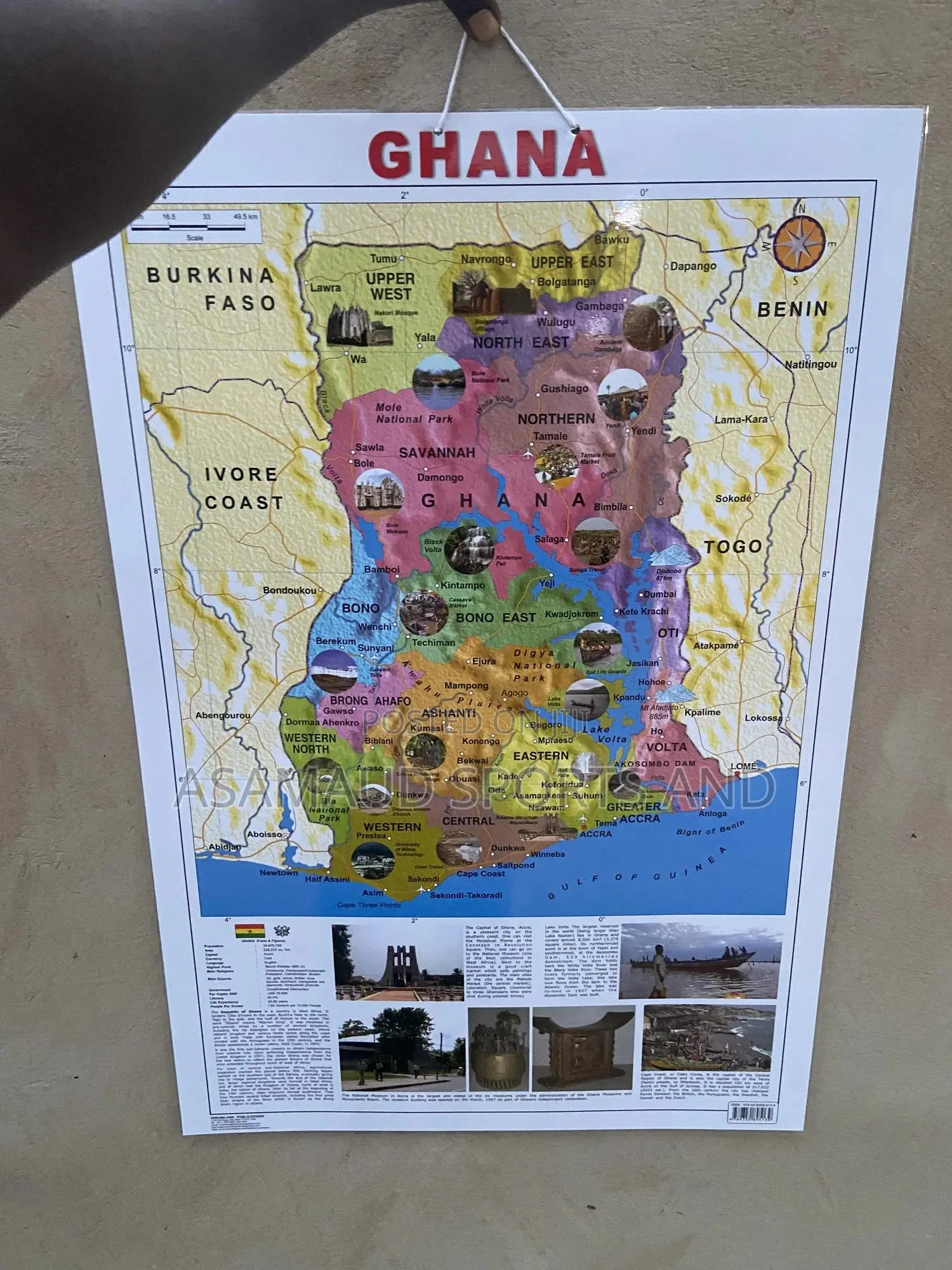 Original Laminated Ghana Calendar Available at Cool Price