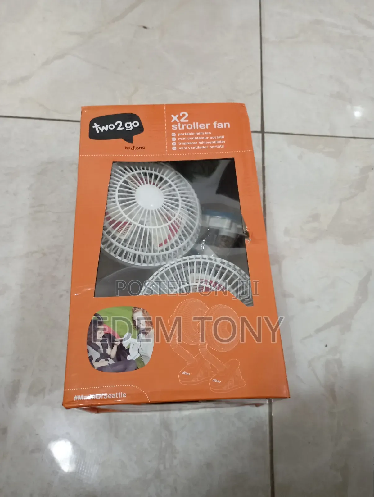 2pcs Baby Stroller Fans by Diono