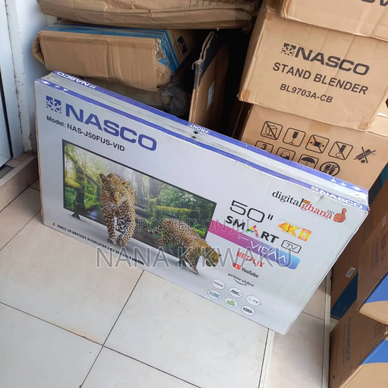 Android Tv Nasco 50inches Smart Digital Tv