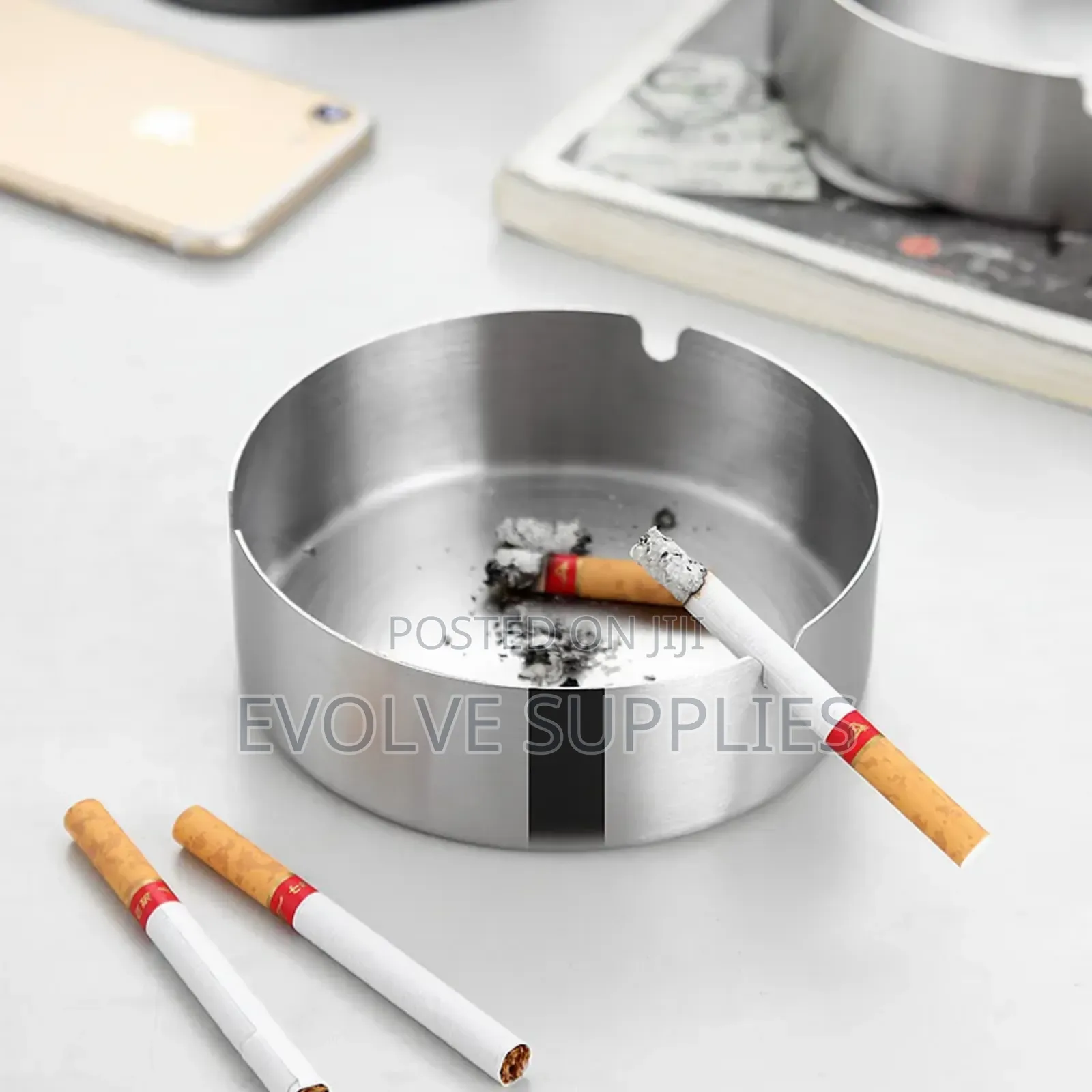 14cm Stainless Steel Ashtray