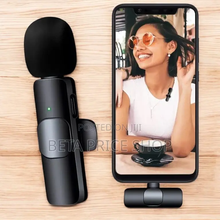 2 in 1 Wireless Microphone for Android and iPhone